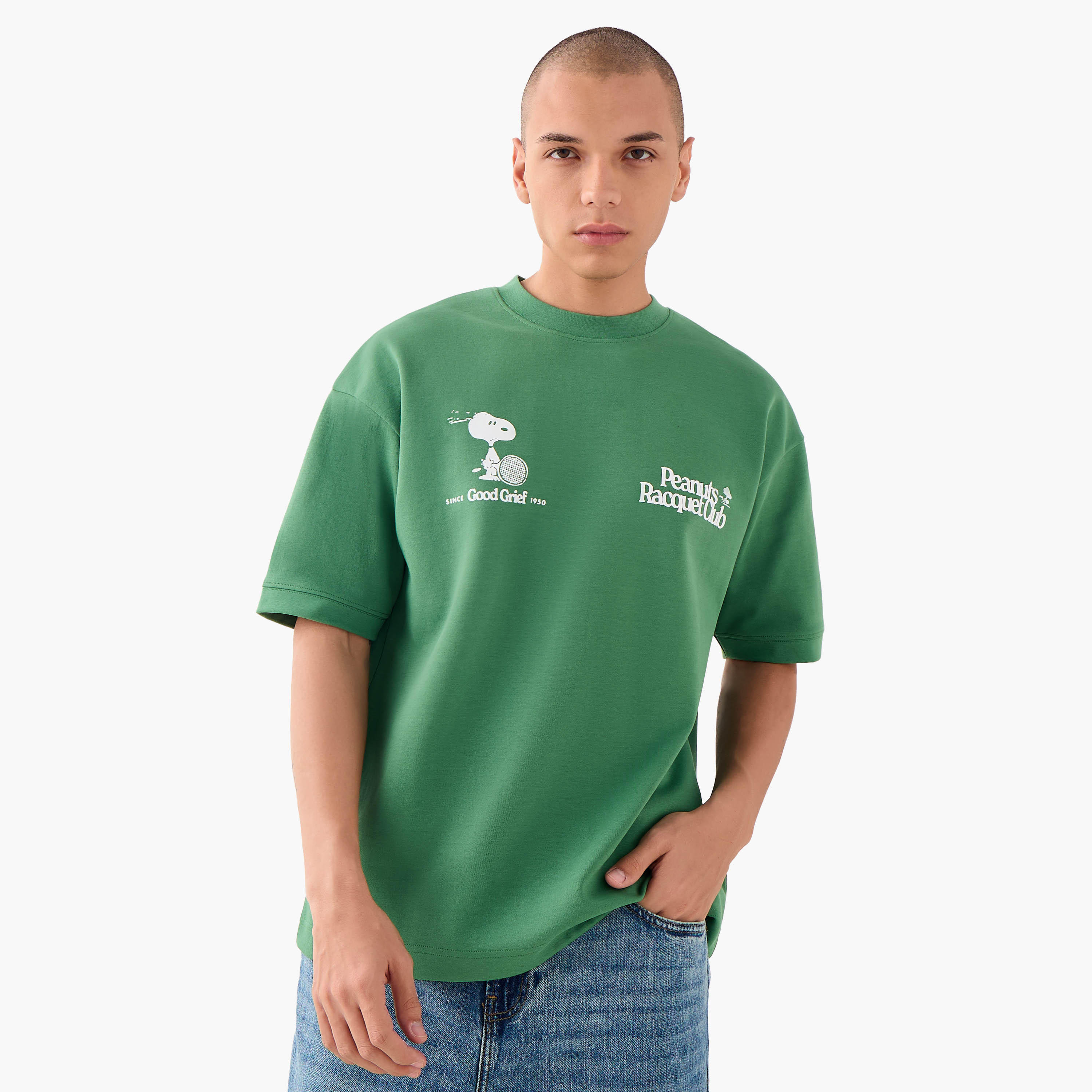 Peanuts Print T-shirt-men-clothing-tshirtsandpolos-tshirts-image-1