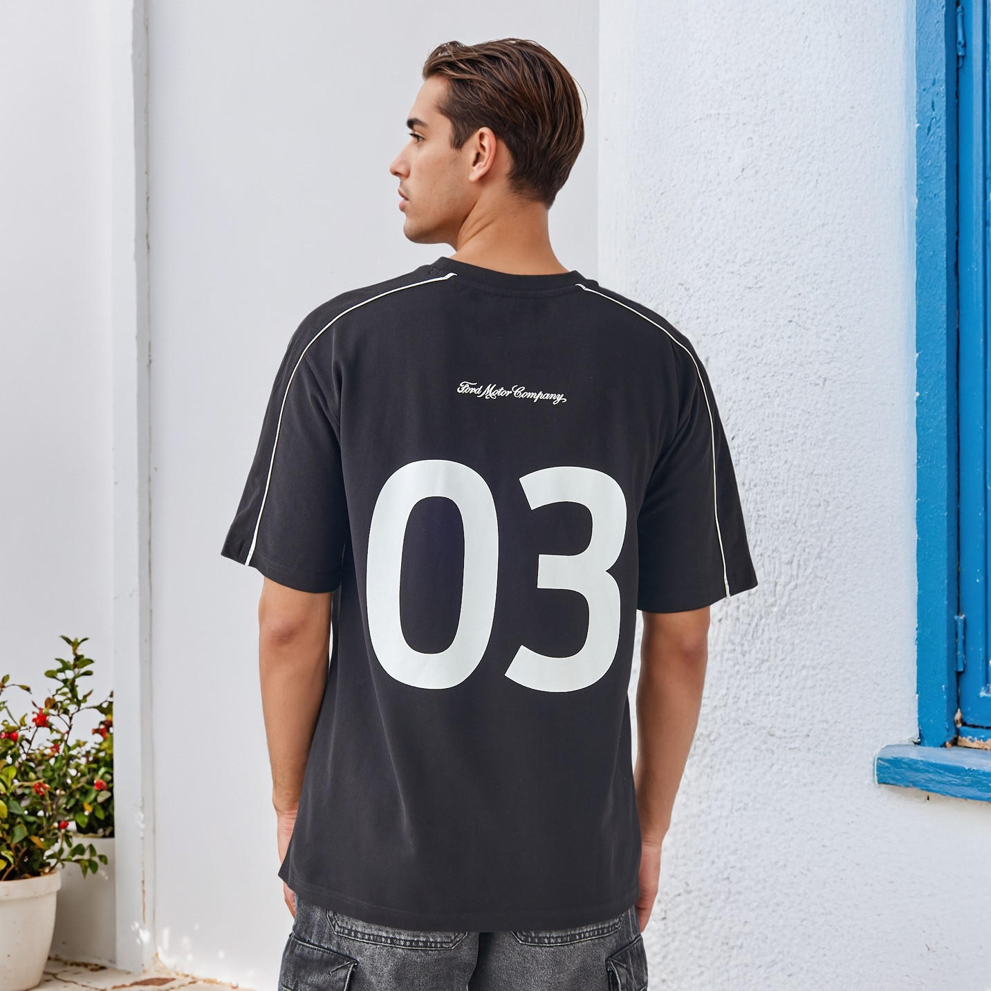 Ford Men Relaxed Fit Crew Neck Short Sleeves T-shirt-men-clothing-tshirtsandpolos-tshirts-image-3