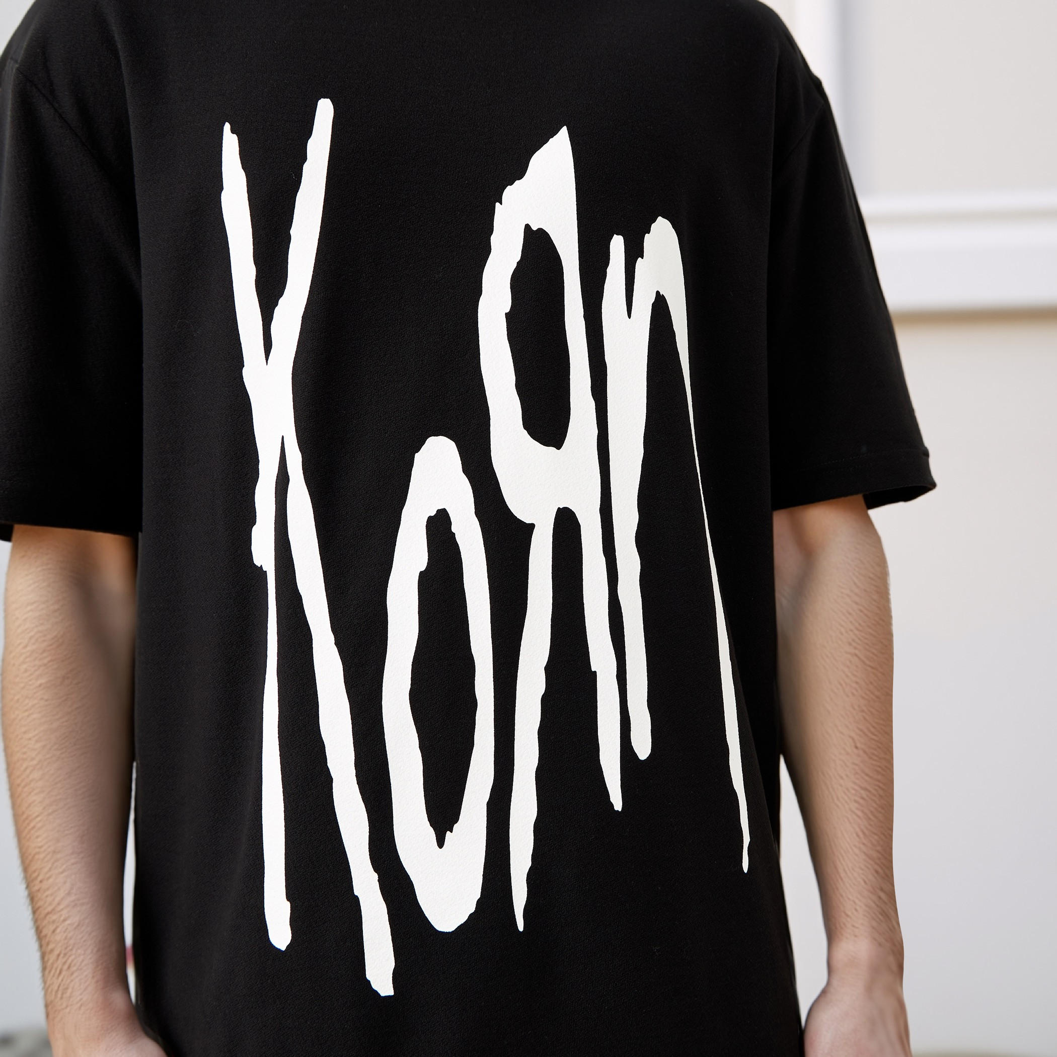 Korn Men Regular Fit Crew Neck Short Sleeves T-shirt-men-clothing-tshirtsandpolos-tshirts-image-4