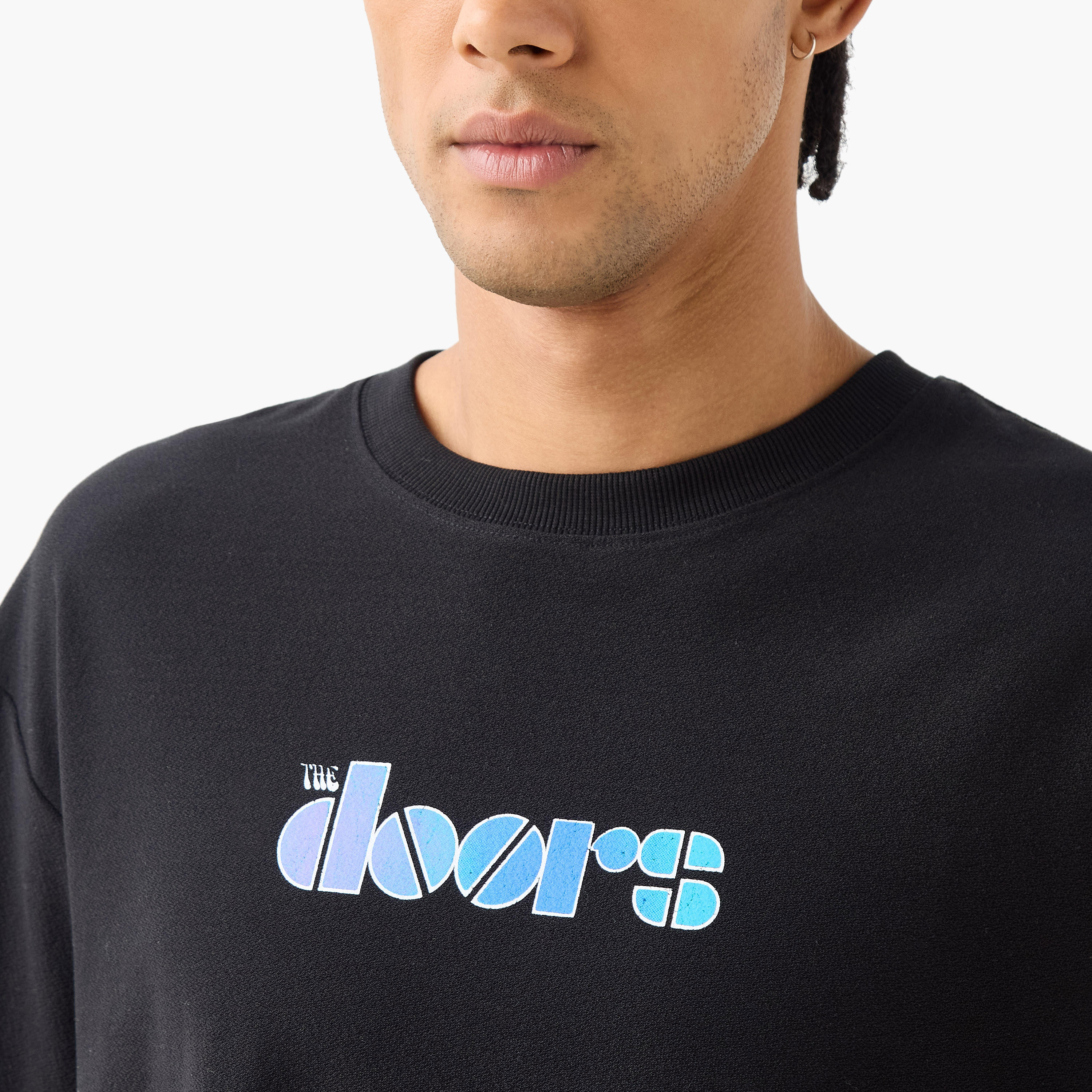 The Doors Print Crew Neck T-shirt-men-clothing-tshirtsandpolos-tshirts-image-4