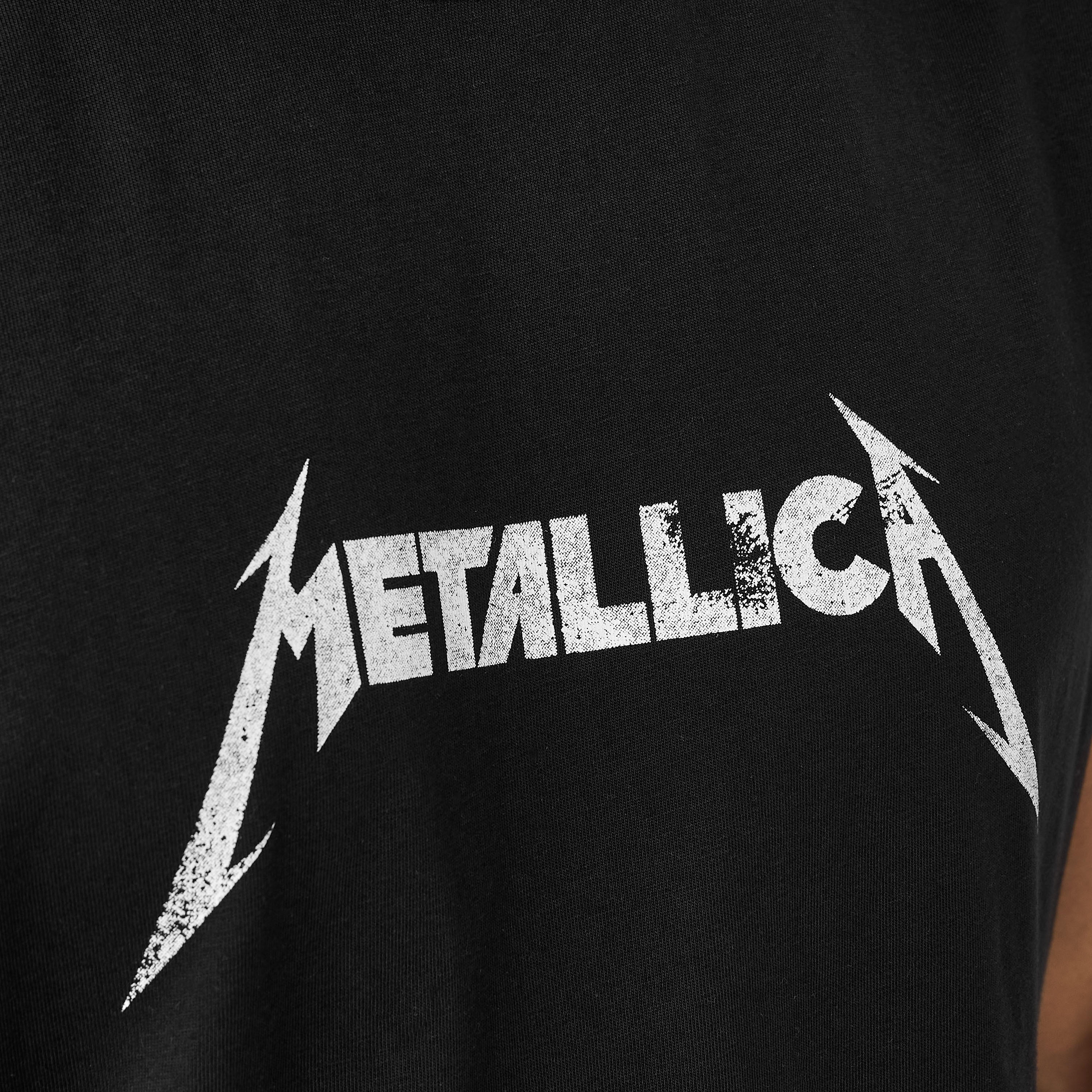 Metallica Print Crew Neck Sleeveless T-shirt-men-clothing-tshirtsandpolos-vests-image-5