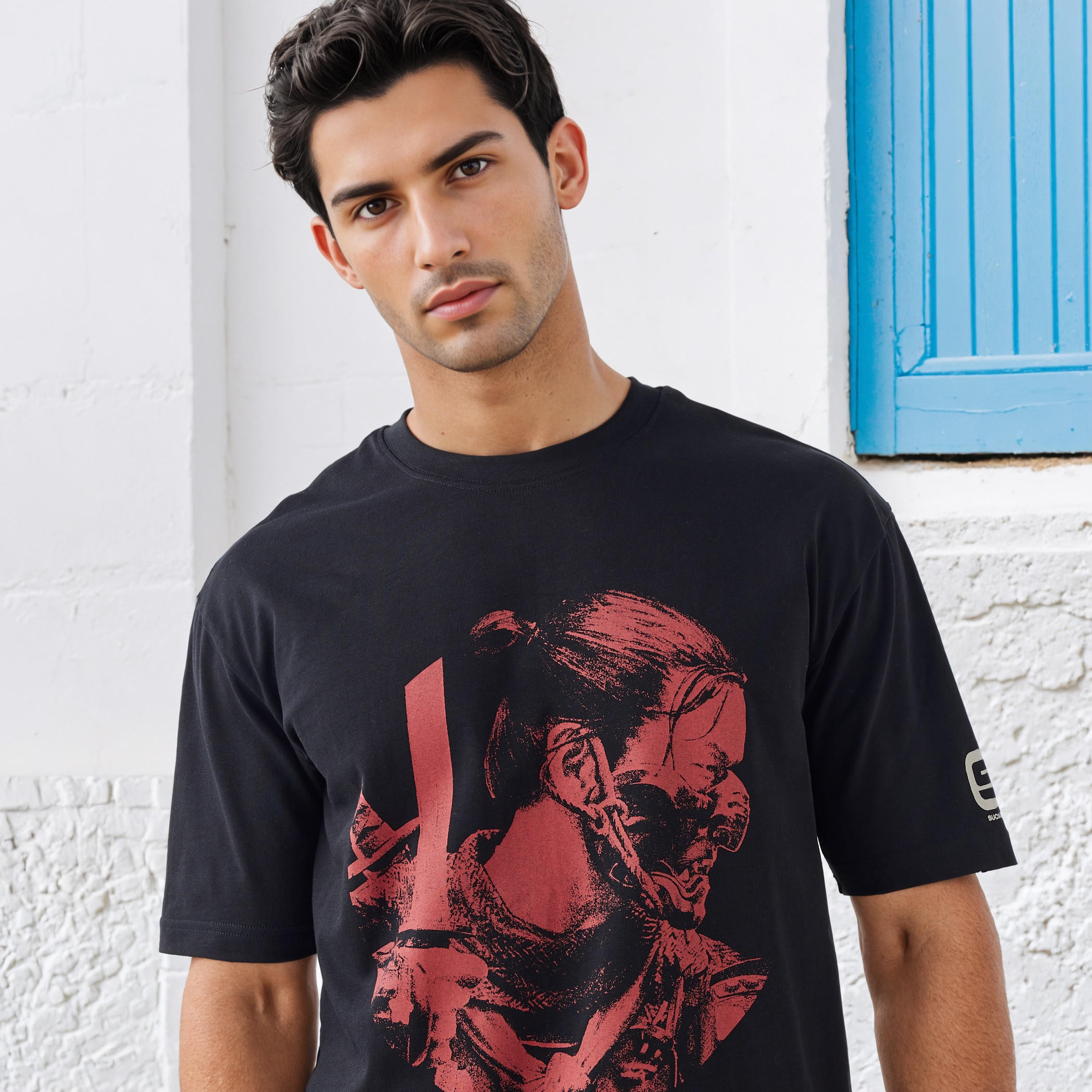 Ghost of Tsushima Men Relaxed Fit Crew Neck Short Sleeves T-shirt-men-clothing-tshirtsandpolos-tshirts-image-4