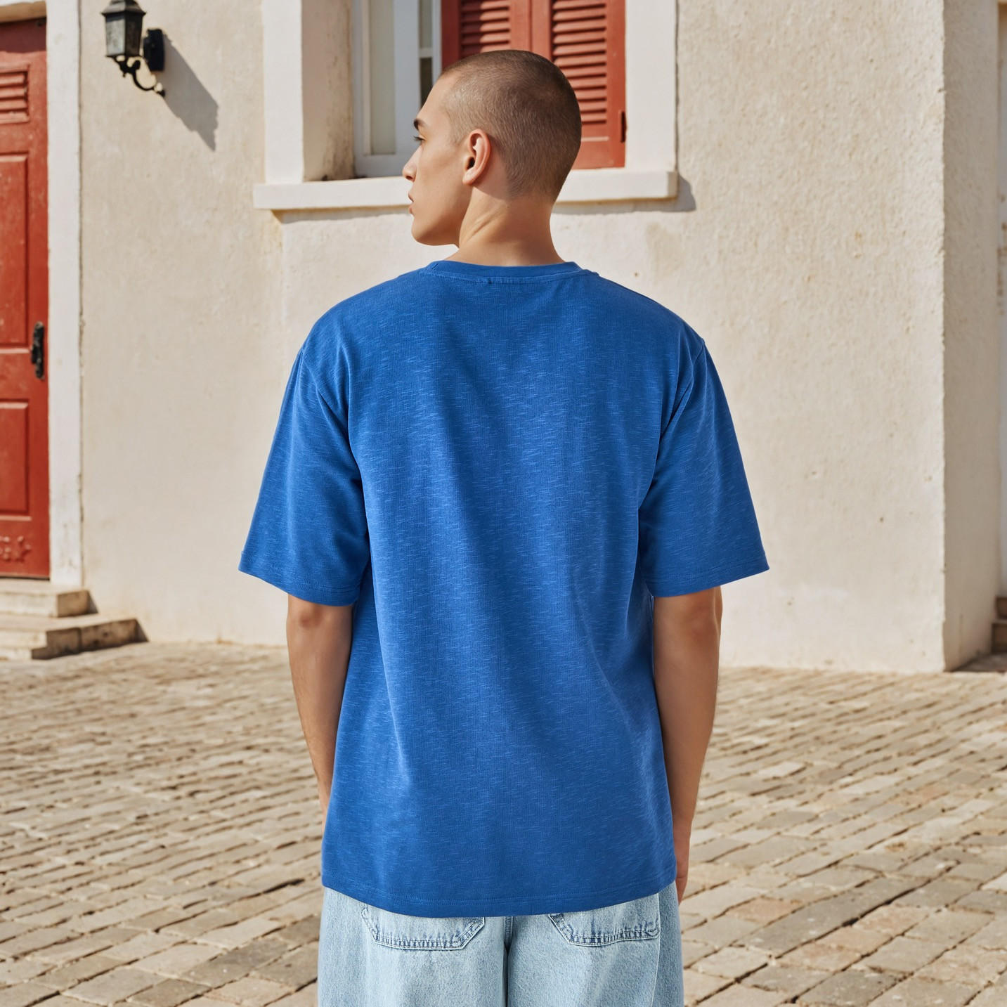 Smiley Men Relaxed Fit Crew Neck Short Sleeves T-shirt-men-clothing-tshirtsandpolos-tshirts-image-3