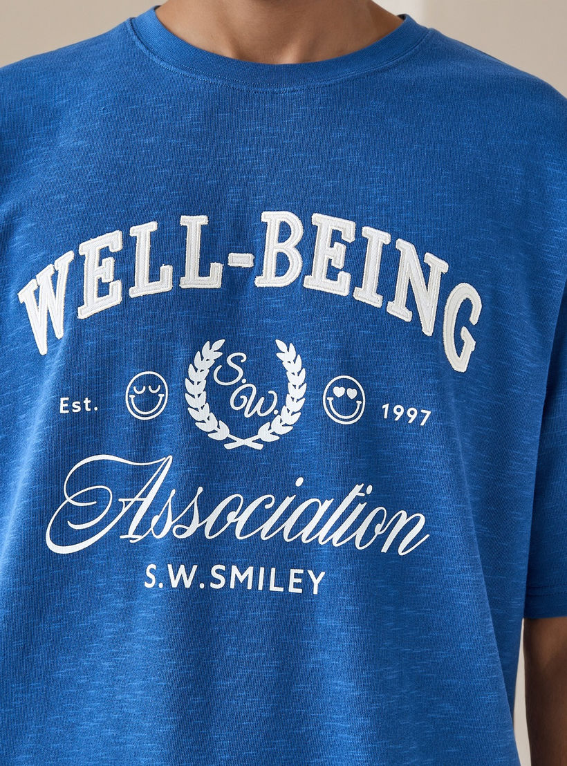 Smiley Men Relaxed Fit Crew Neck Short Sleeves T-shirt-men-clothing-tshirtsandpolos-tshirts-image-4