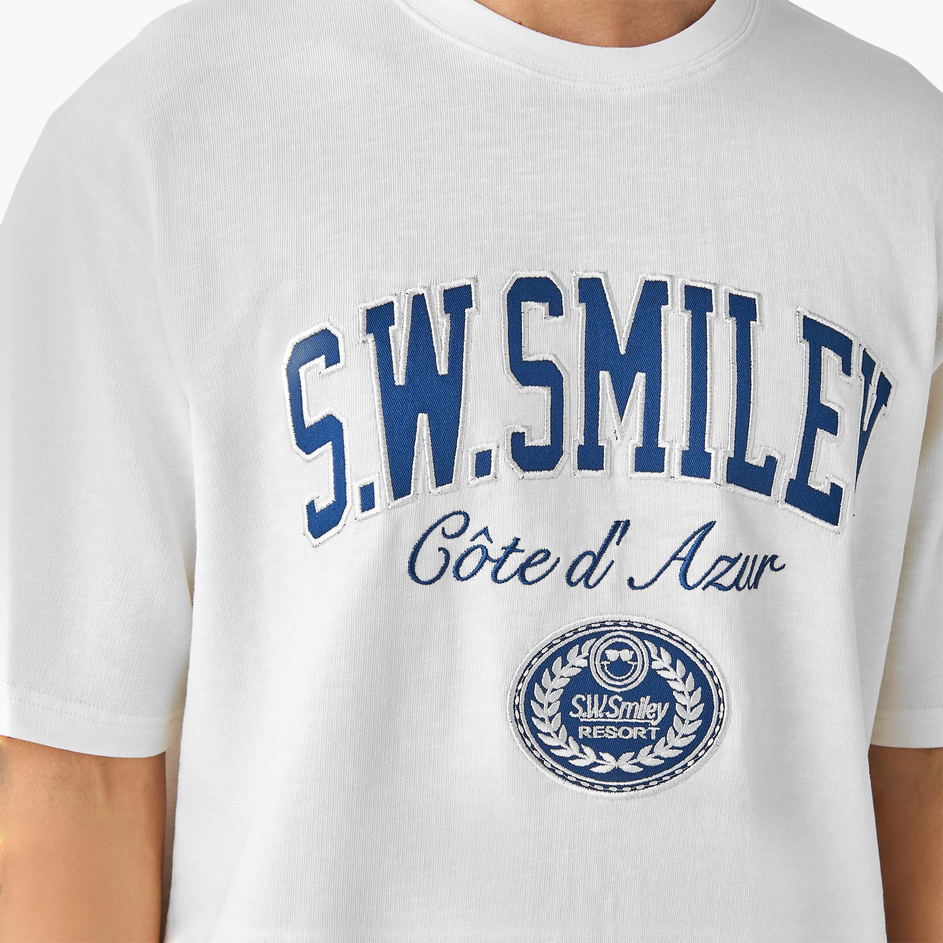 Smiley Men Relaxed Fit Crew Neck Short Sleeves T-shirt-men-clothing-tshirtsandpolos-tshirts-image-4