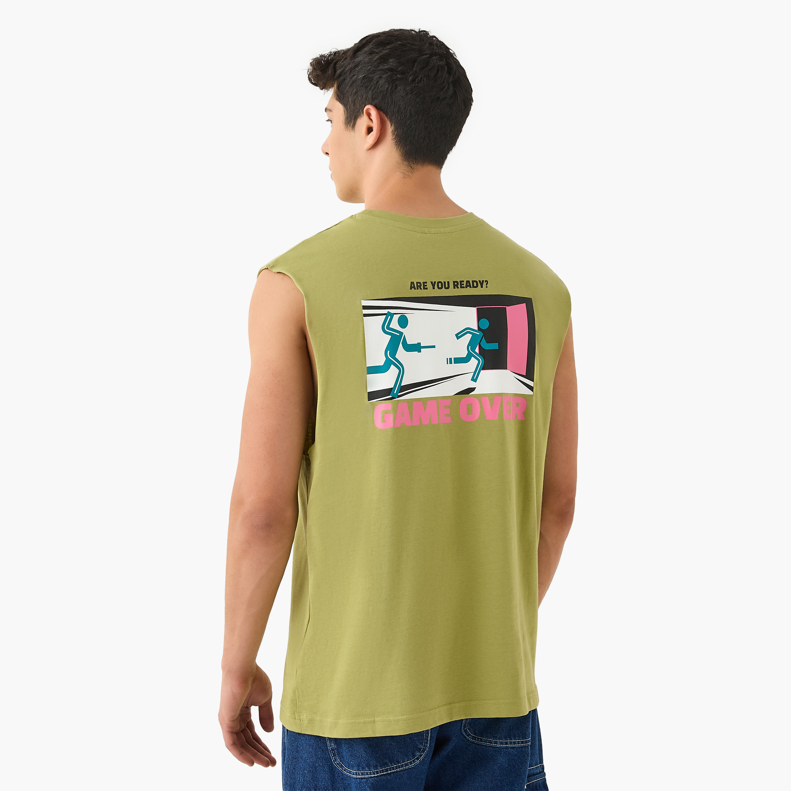 Squid Game Print Sleeveless Vest with Crew Neck-men-clothing-tshirtsandpolos-vests-image-3