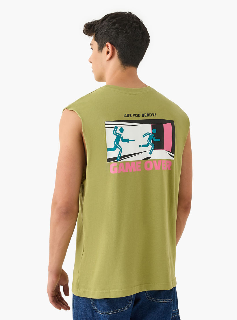 Squid Game Print Sleeveless Vest with Crew Neck-men-clothing-tshirtsandpolos-vests-image-3