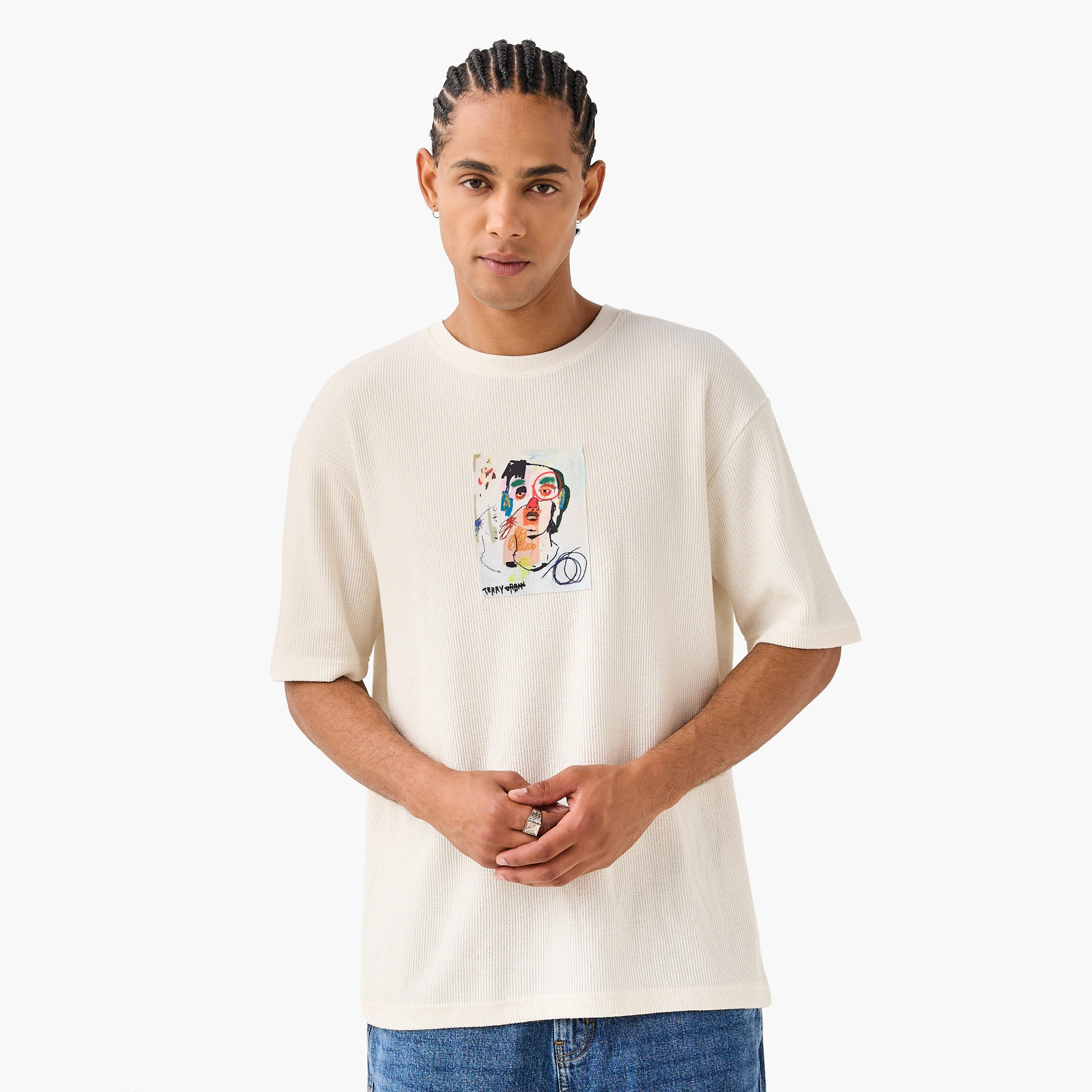 Terry Urban Men Relaxed Fit Crew Neck Short Sleeves T-shirt-men-clothing-tshirtsandpolos-tshirts-image-3