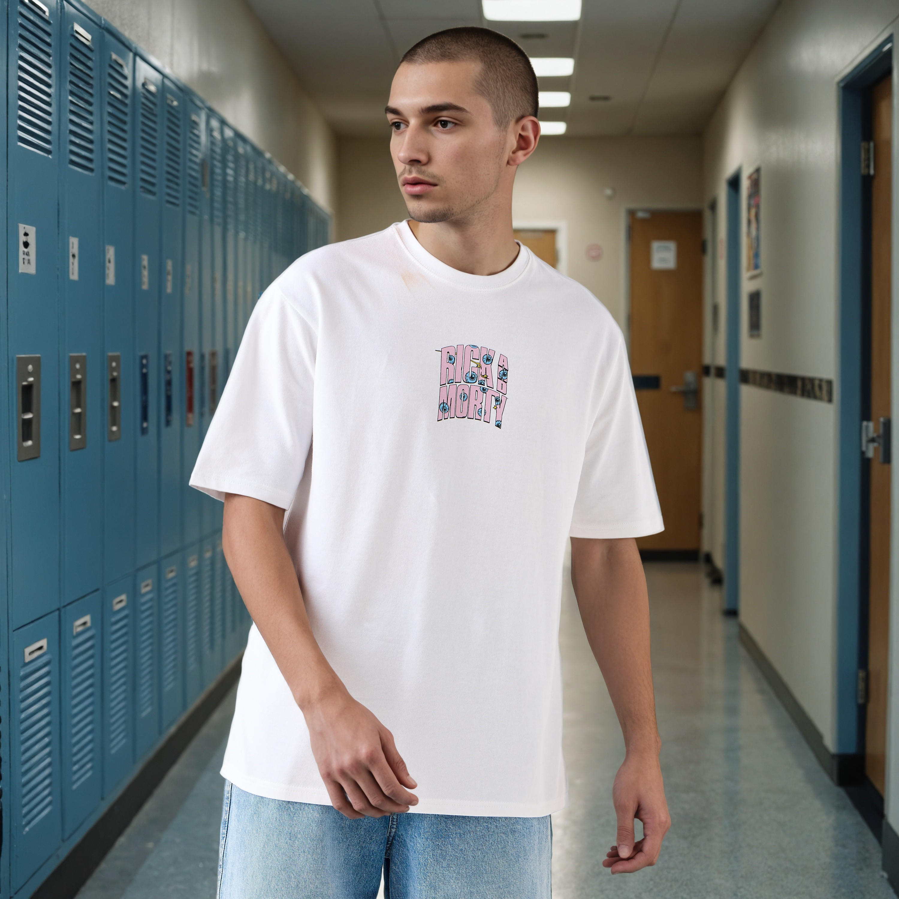 تيشيرت بقصّة مريحة وطبعات-men-clothing-tshirtsandpolos-tshirts-image-5