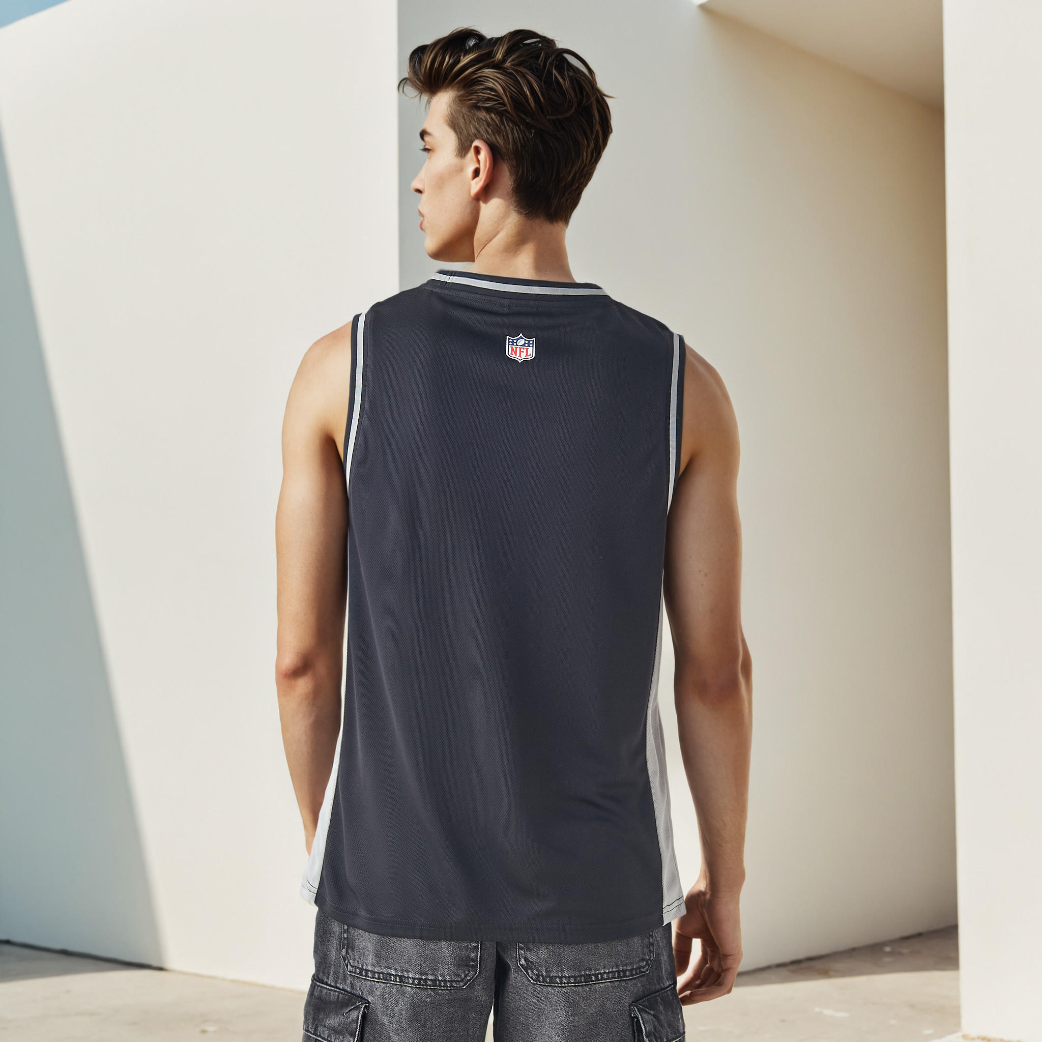 Las Vegas Raiders NFL Crew Neck Sleeveless Vest-men-clothing-tshirtsandpolos-vests-image-3