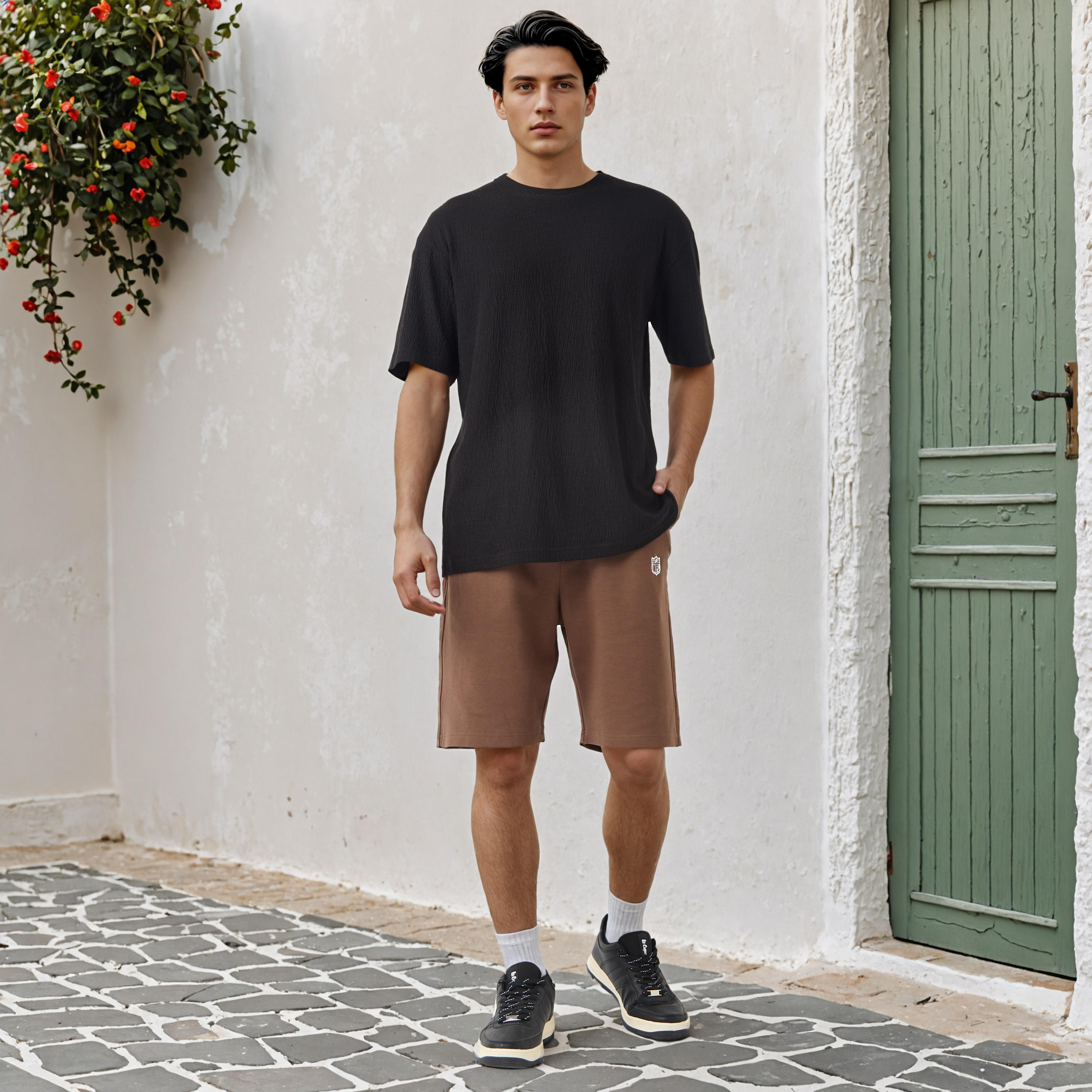 NFL Men Regular Fit Flexi Waist Shorts-men-clothing-bottoms-shorts-image-2