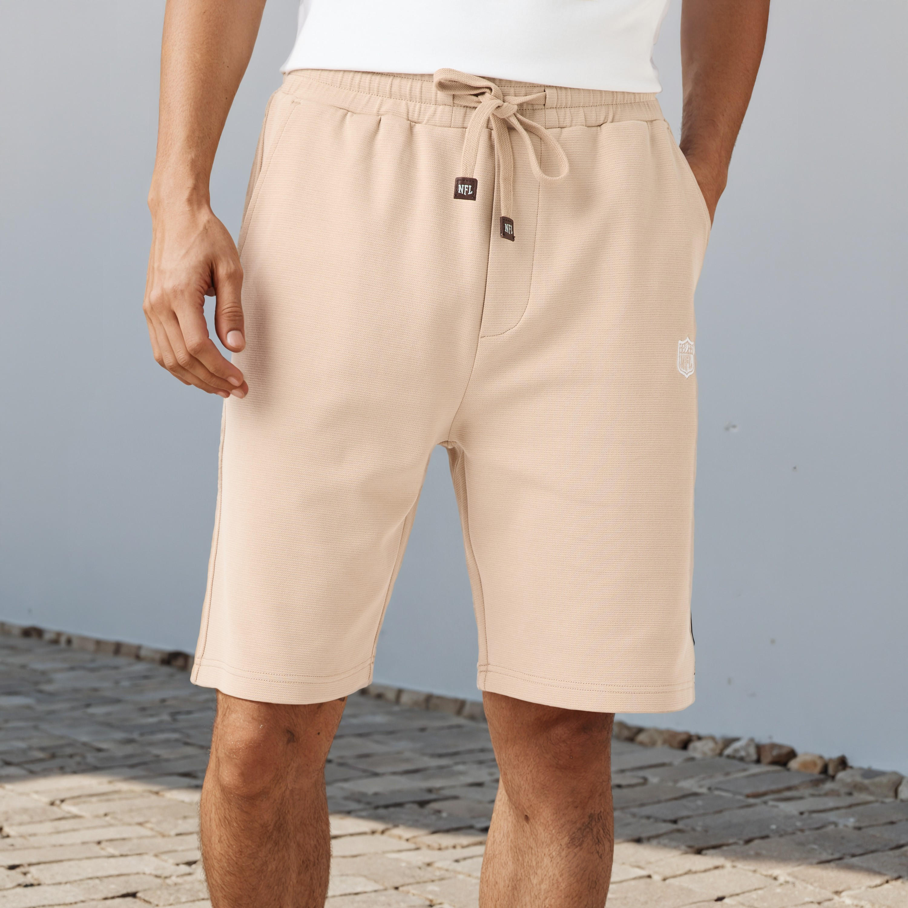NFL Men Regular Fit Flexi Waist Shorts-men-clothing-bottoms-shorts-image-1