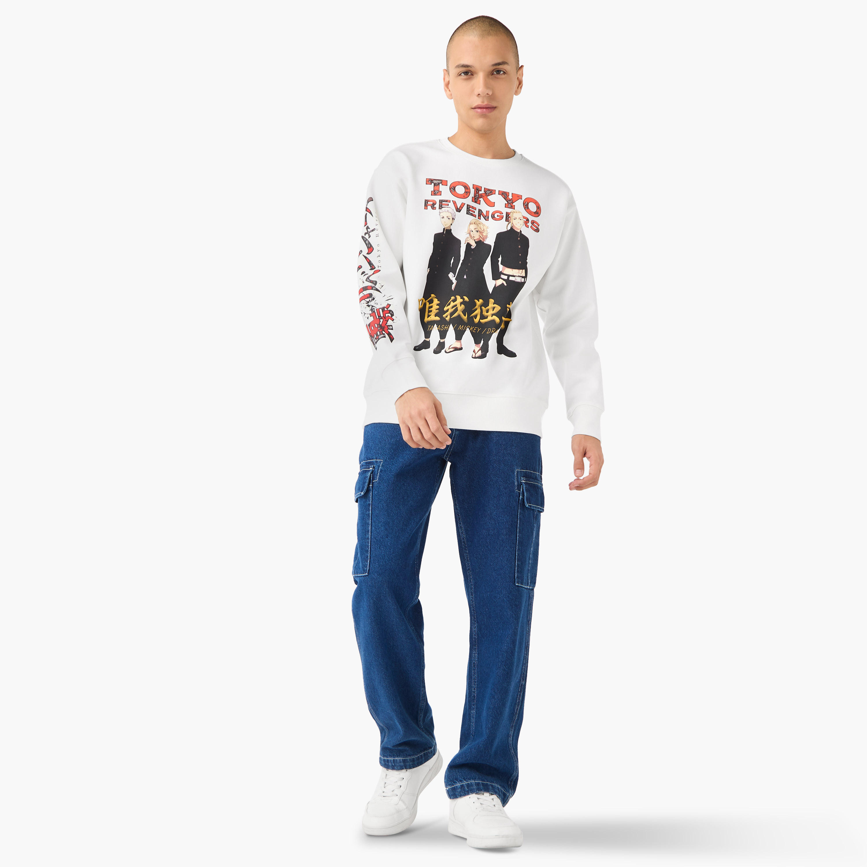 Tokyo Revengers Graphic Print Sweatshirt-men-winterwear-hoodiesandsweatshirts-image-2