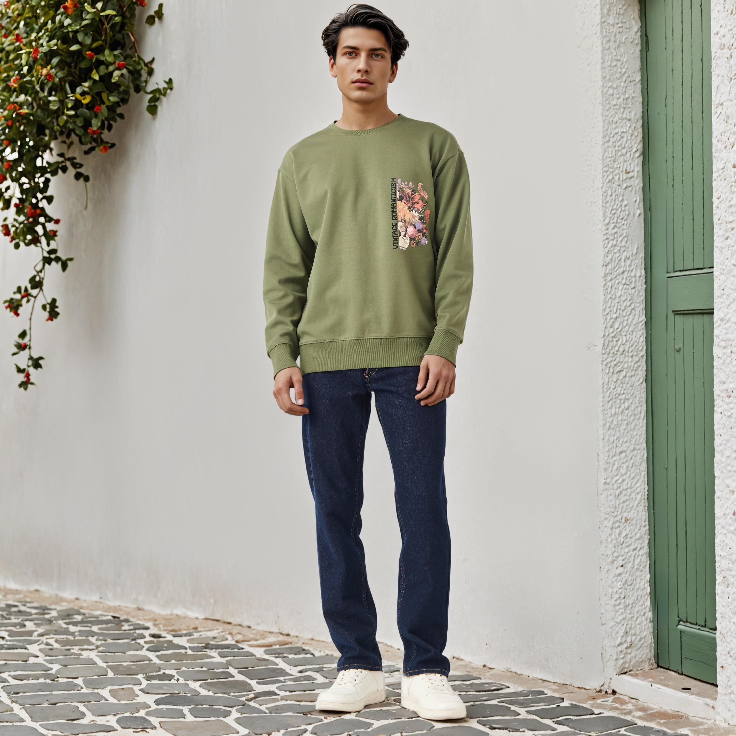 Graphic Print Sweatshirt-men-winterwear-hoodiesandsweatshirts-image-2