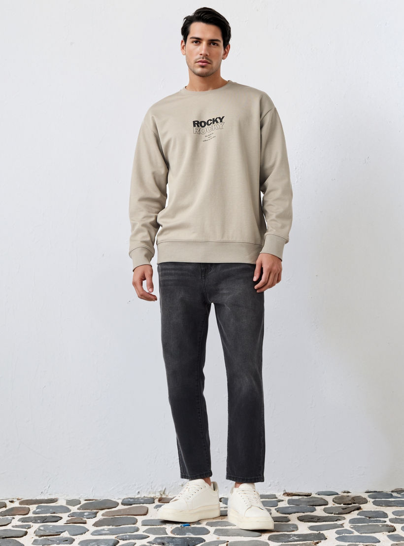 سويت شيرت بطبعات بالبوا روكي-men-winterwear-hoodiesandsweatshirts-image-2