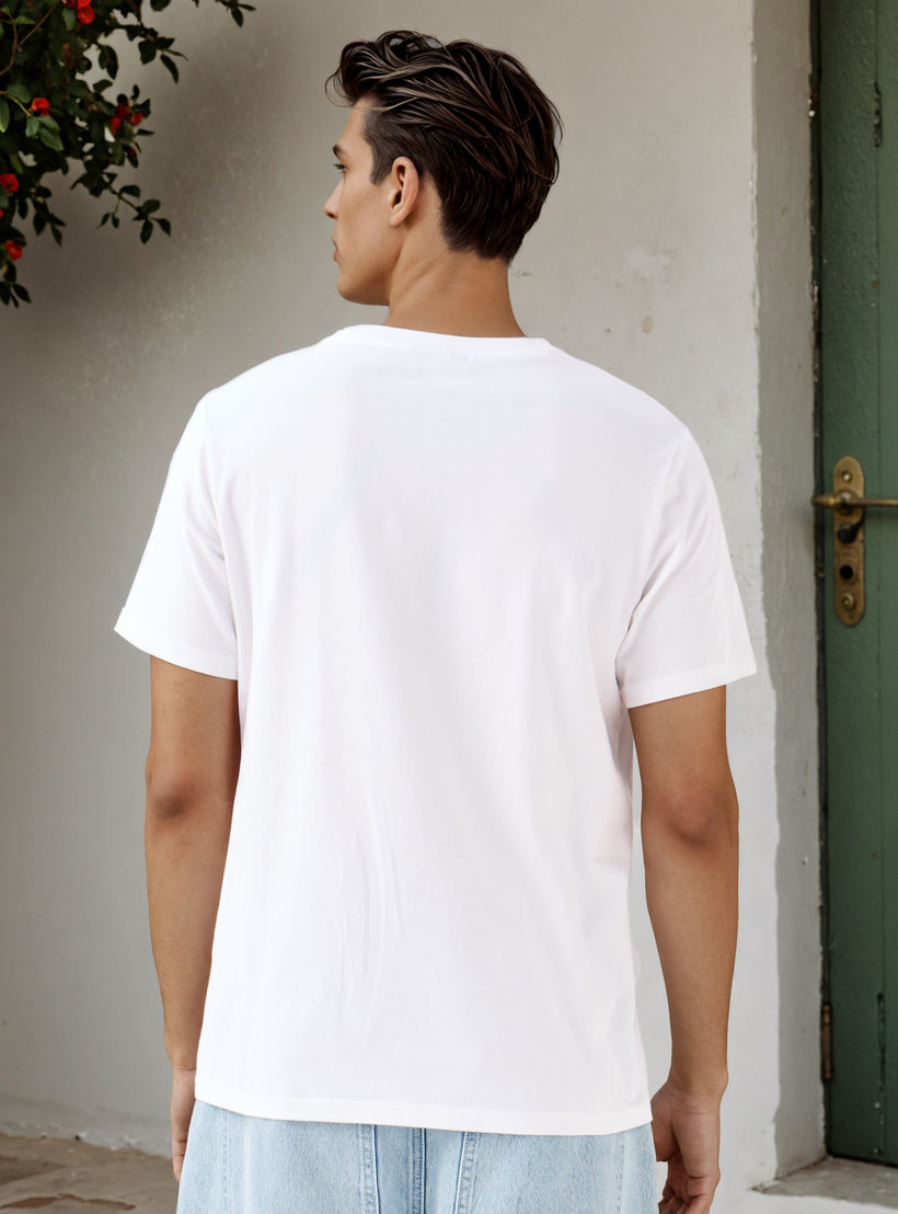 Luffy Print Regular Fit T-shirt-men-clothing-tshirtsandpolos-tshirts-image-3