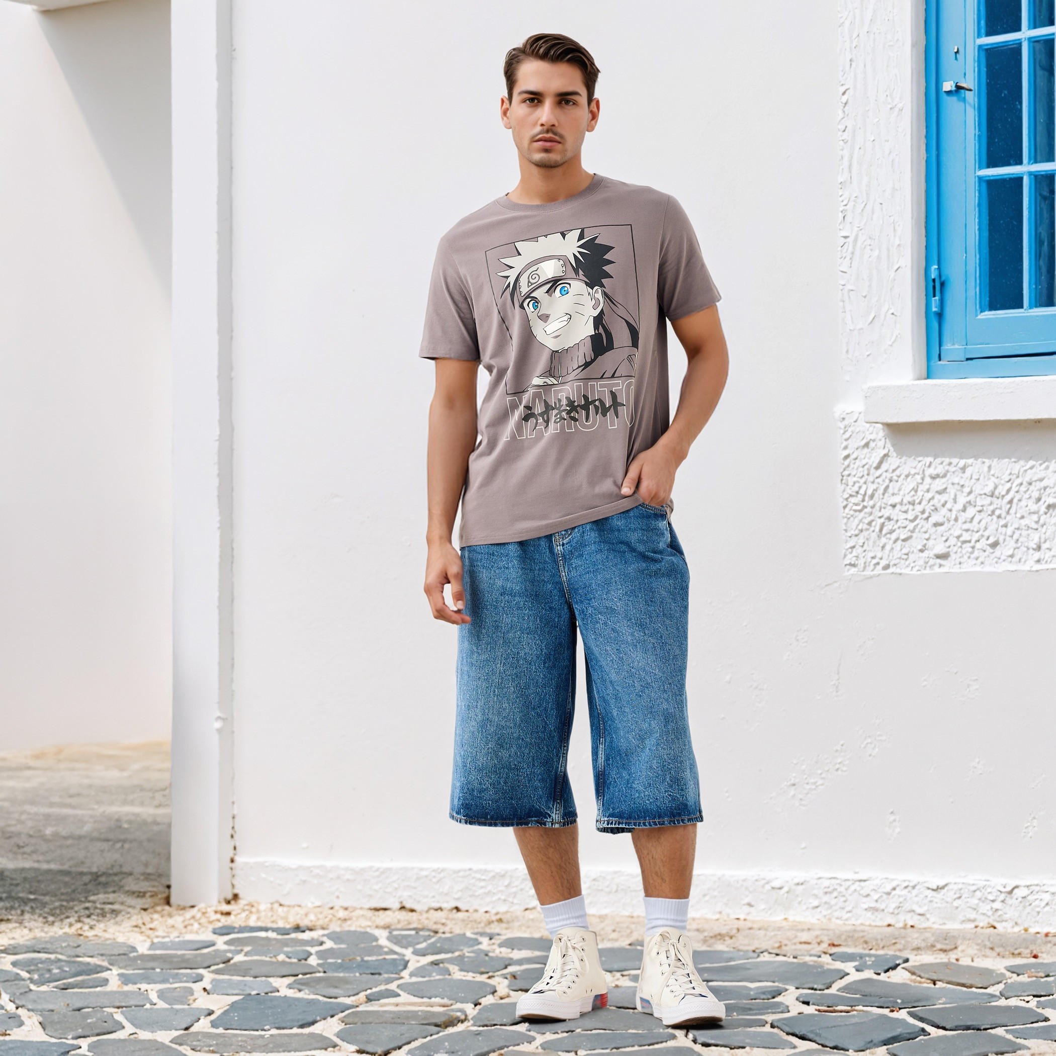 Naruto Print Regular Fit T-shirt-men-clothing-tshirtsandpolos-tshirts-image-2