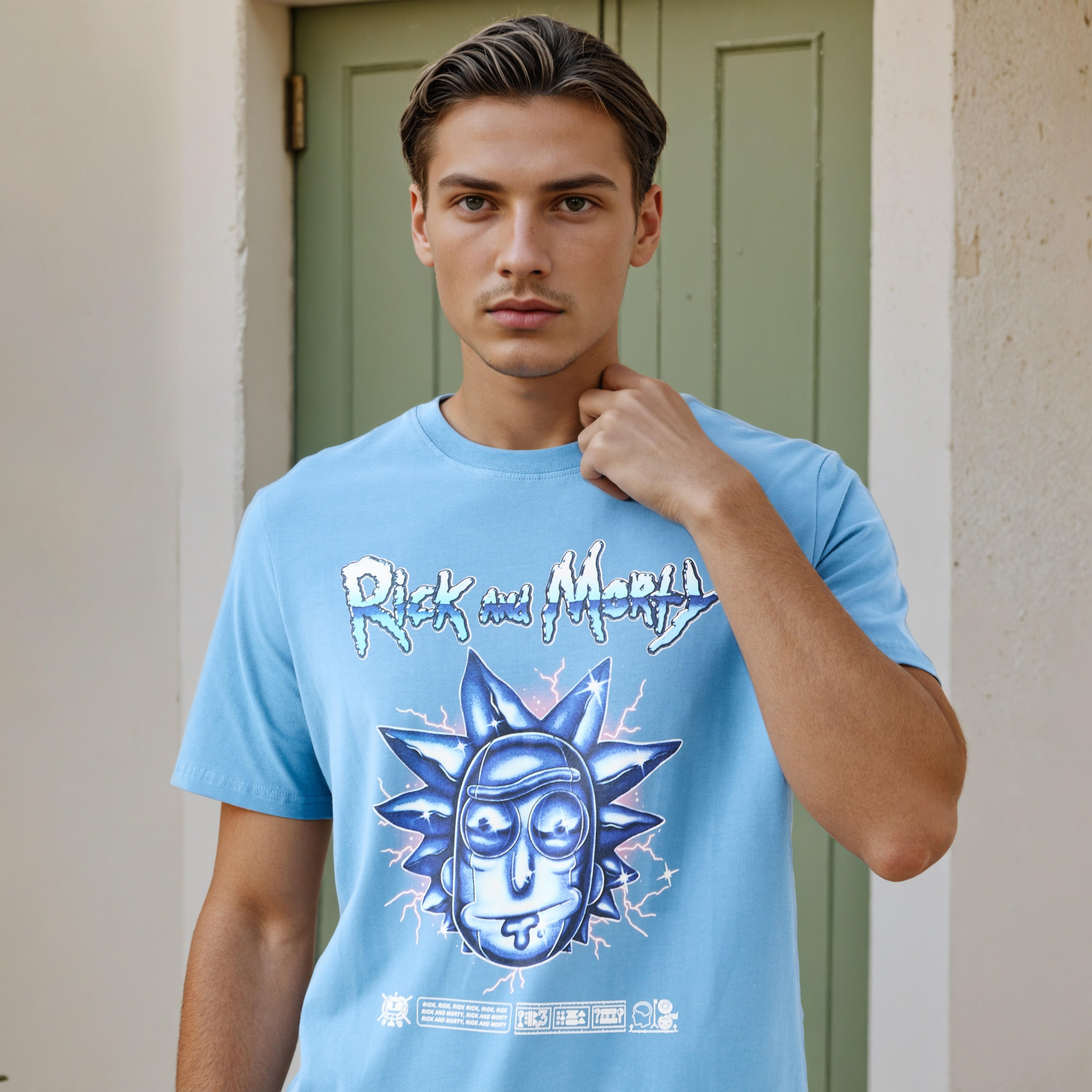 Rick and Morty Print Regular Fit T-shirt-men-clothing-tshirtsandpolos-tshirts-image-4