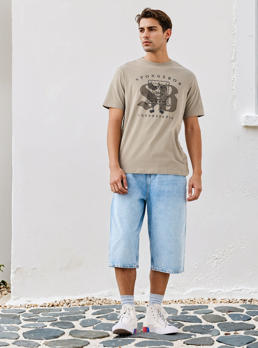 SpongeBob SquarePants Print T-shirt-men-clothing-tshirtsandpolos-tshirts-image-2