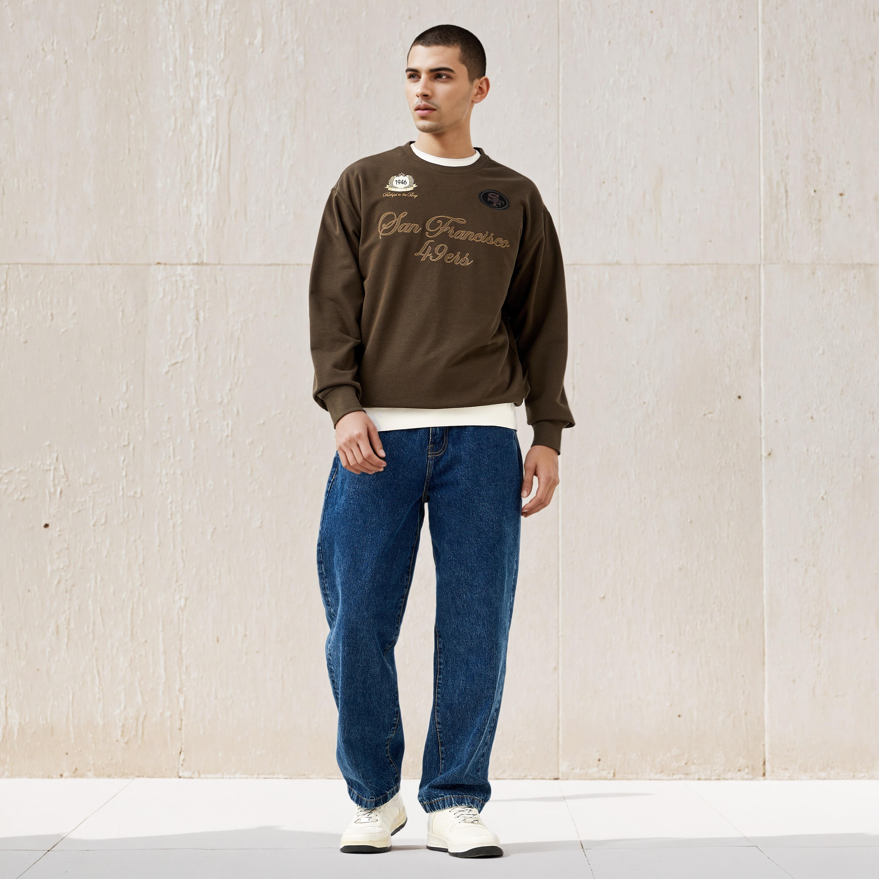 San Francisco Forty Niners NFL Men Relaxed Fit Sweatshirt-men-winterwear-hoodiesandsweatshirts-image-2