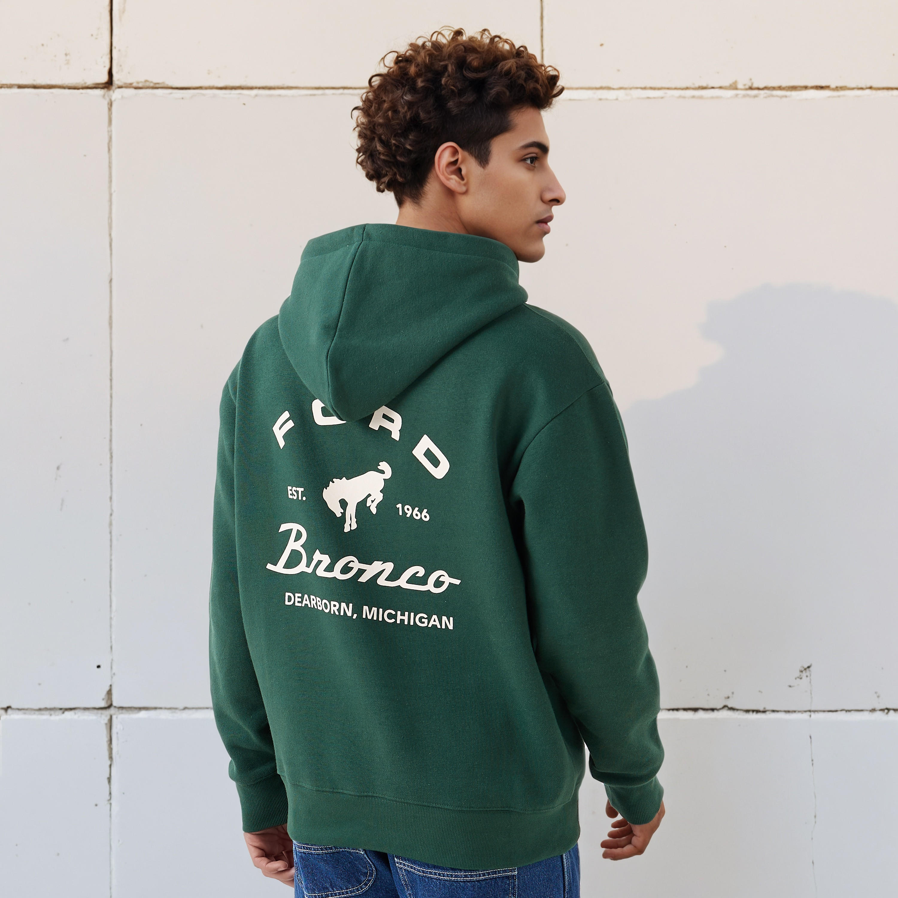 Men Oversized Ford Bronco Print Hoodie-men-winterwear-hoodiesandsweatshirts-image-1