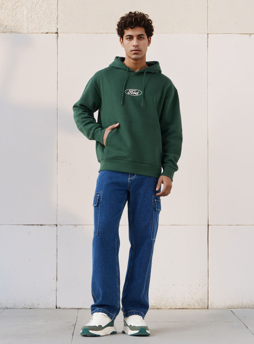 Men Oversized Ford Bronco Print Hoodie-men-winterwear-hoodiesandsweatshirts-image-2
