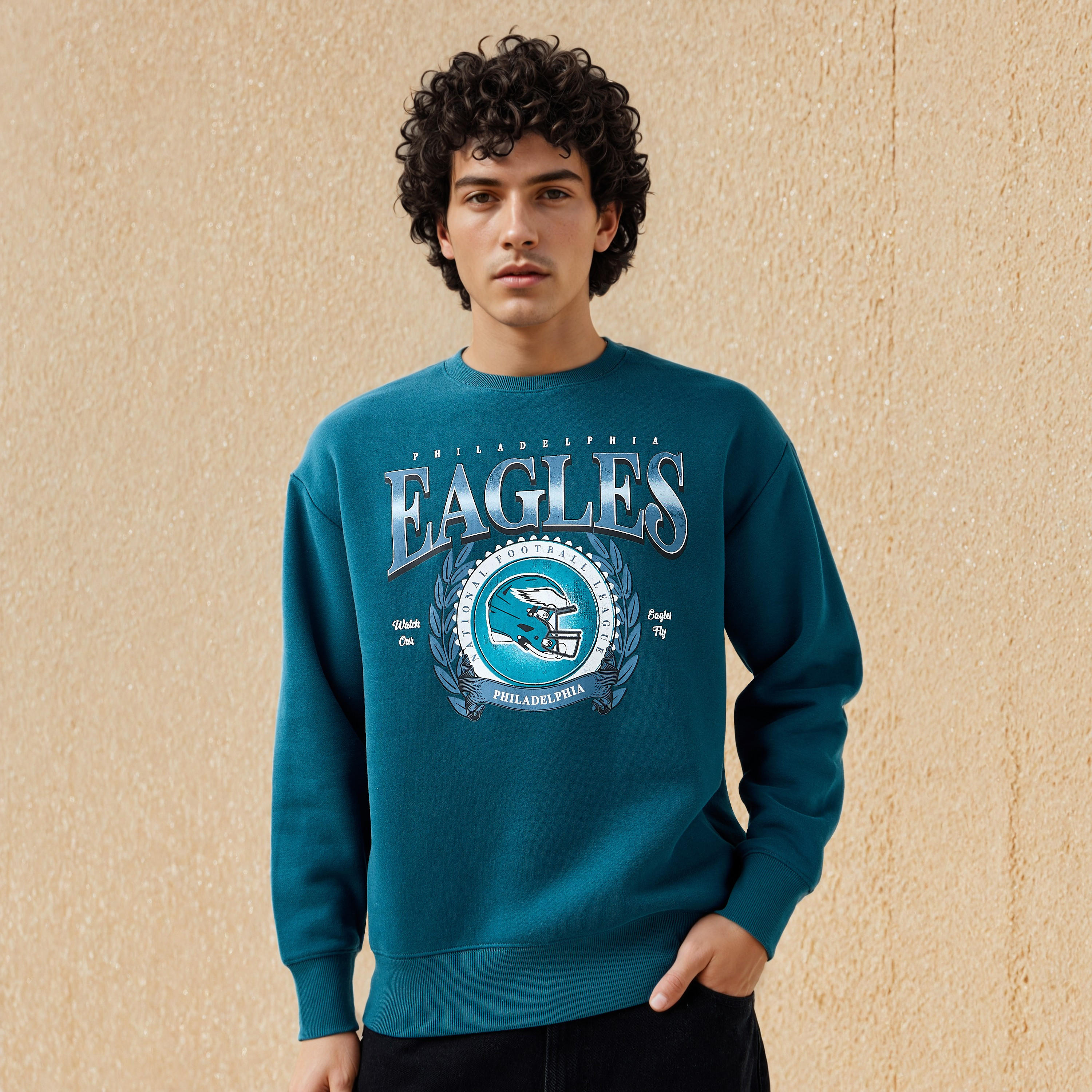 سويت شيرت بقصّة مريحة وطبعات للرجال-men-winterwear-hoodiesandsweatshirts-image-1