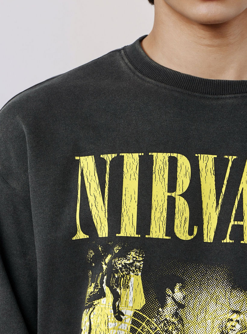 Nirvana Print Sweatshirt-men-winterwear-hoodiesandsweatshirts-image-5