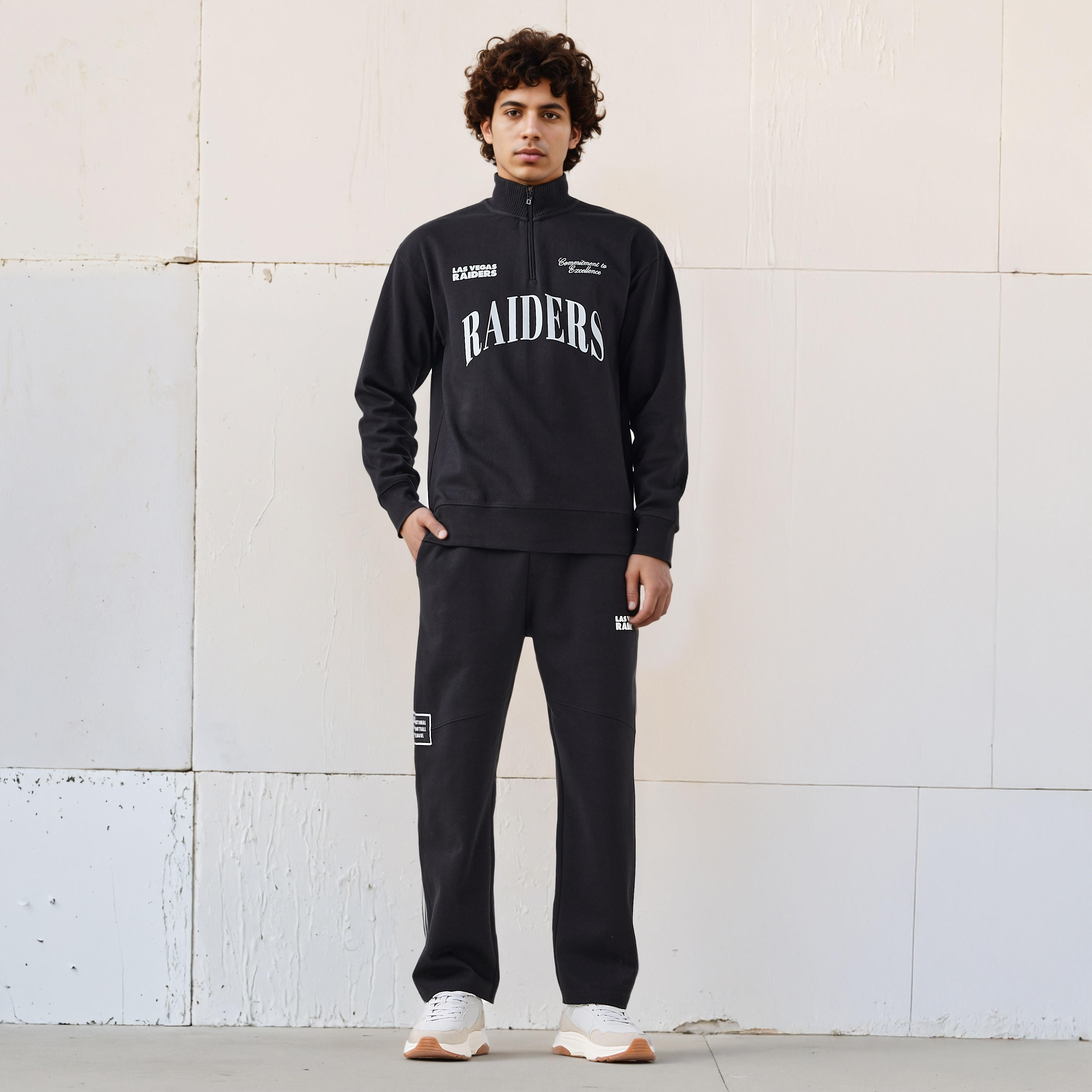 Las Vegas Raiders NFL Men Regular Fit Sweatshirt-men-winterwear-hoodiesandsweatshirts-image-2