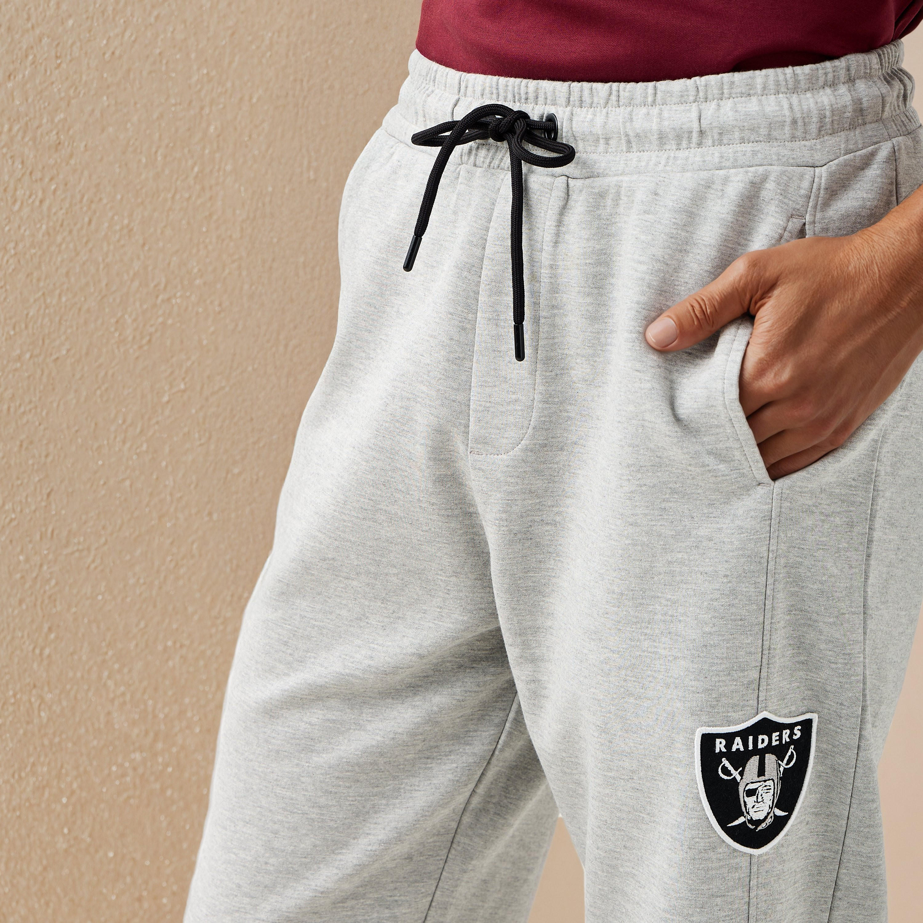 Las Vegas Raiders NFL Men Regular Fit Flexi Waist Joggers-men-clothing-bottoms-joggers-image-4
