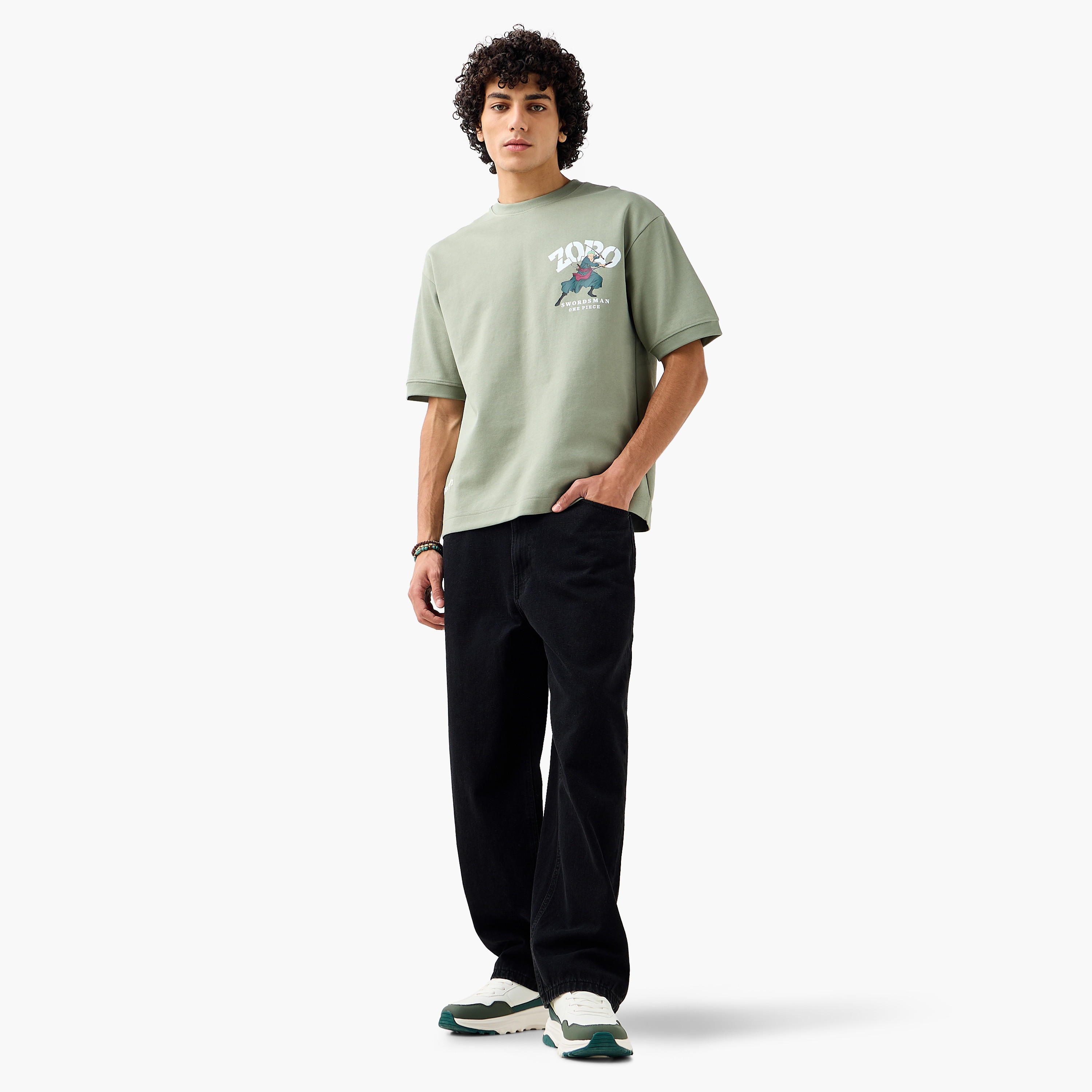 One Piece Anime Men Regular Fit Crew Neck Short Sleeves T-shirt-men-clothing-tshirtsandpolos-tshirts-image-2
