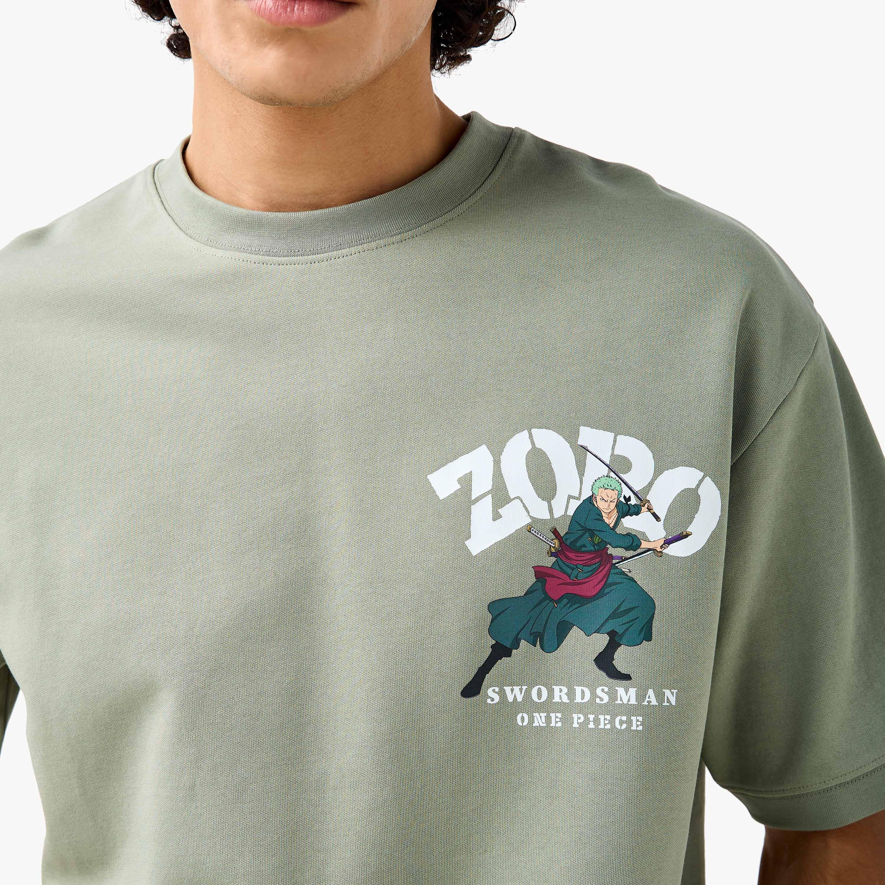 One Piece Anime Men Regular Fit Crew Neck Short Sleeves T-shirt-men-clothing-tshirtsandpolos-tshirts-image-3