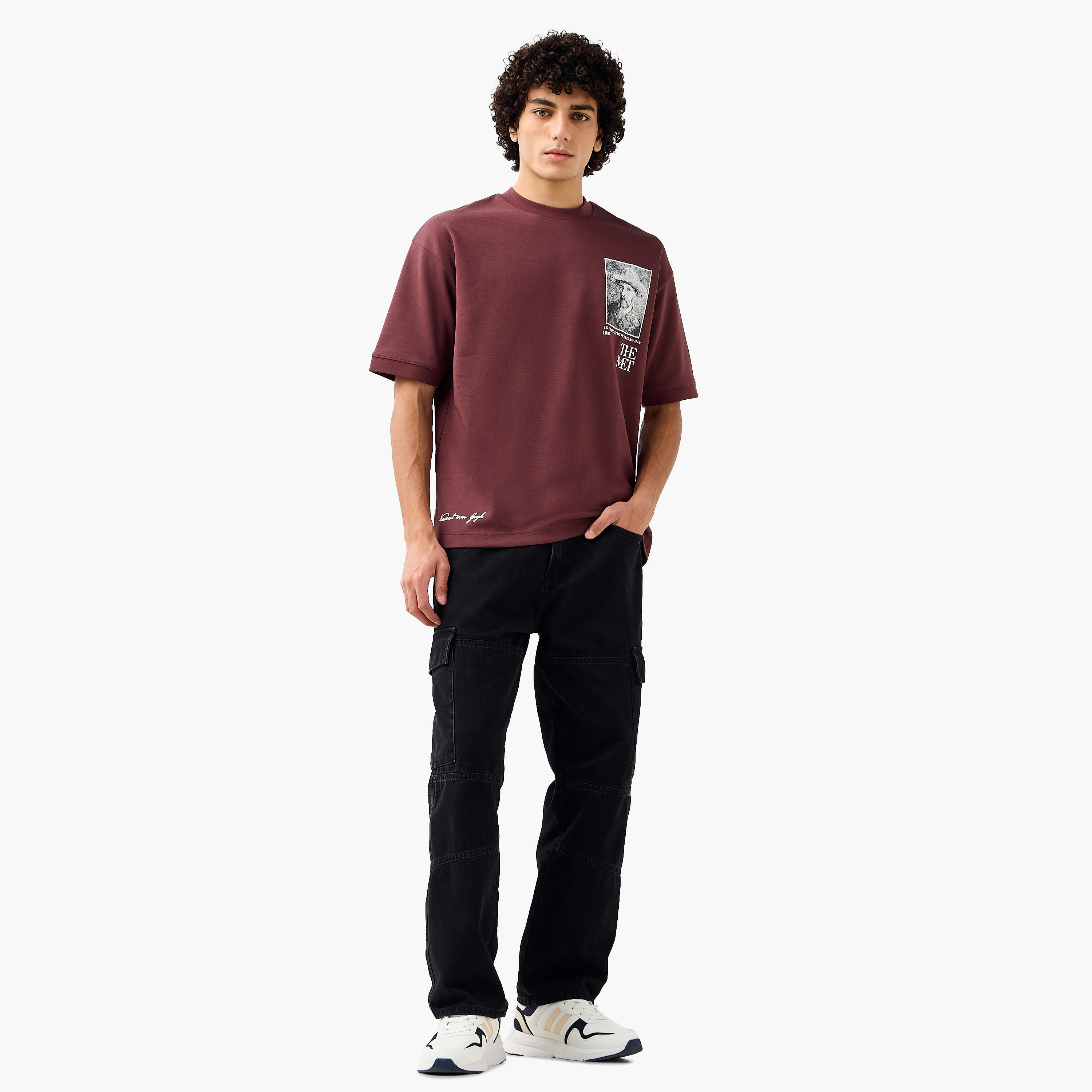 The Met Museum Men Regular Fit Crew Neck Short Sleeves T-shirt-men-clothing-tshirtsandpolos-tshirts-image-2