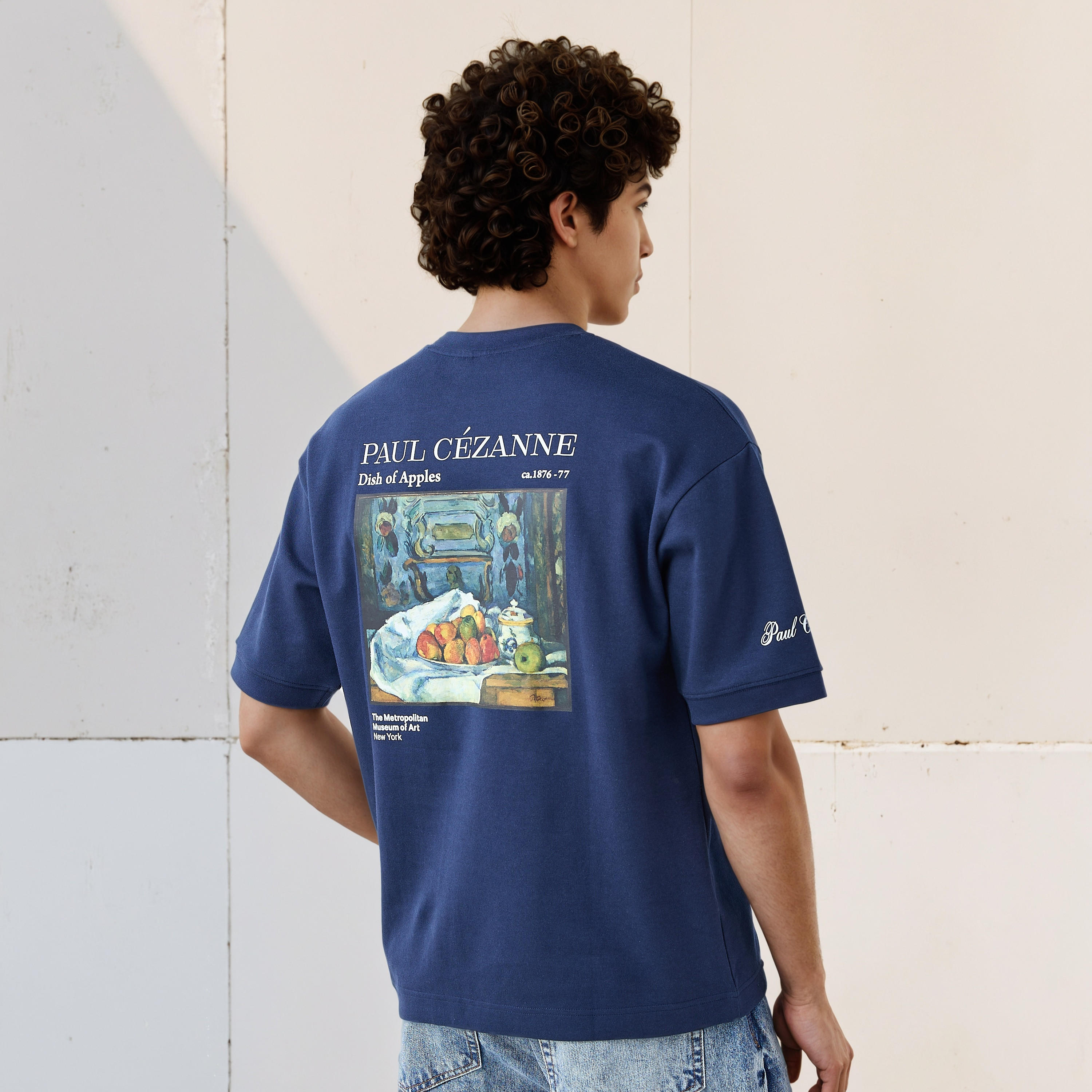 Paul Cezanne Men Relaxed Fit Crew Neck Short Sleeves T-shirt-men-clothing-tshirtsandpolos-tshirts-image-1