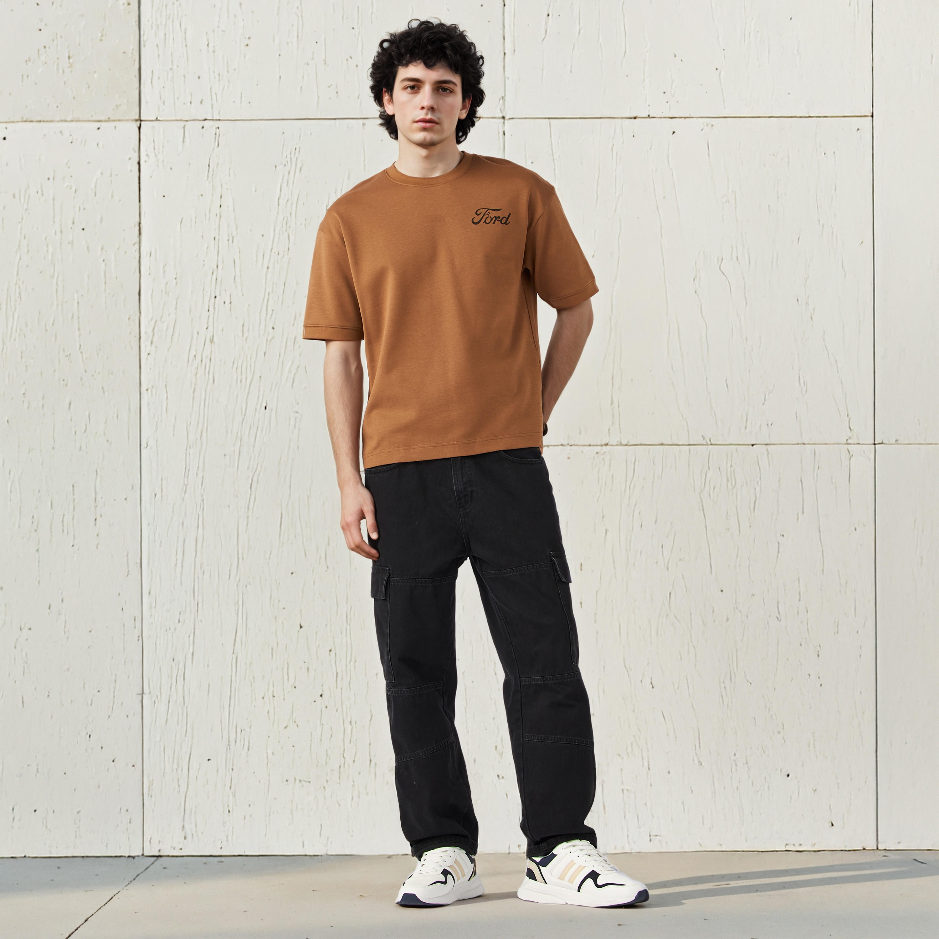 Ford Mustang Men Relaxed Fit Crew Neck Short Sleeves T-shirt-men-clothing-tshirtsandpolos-tshirts-image-2