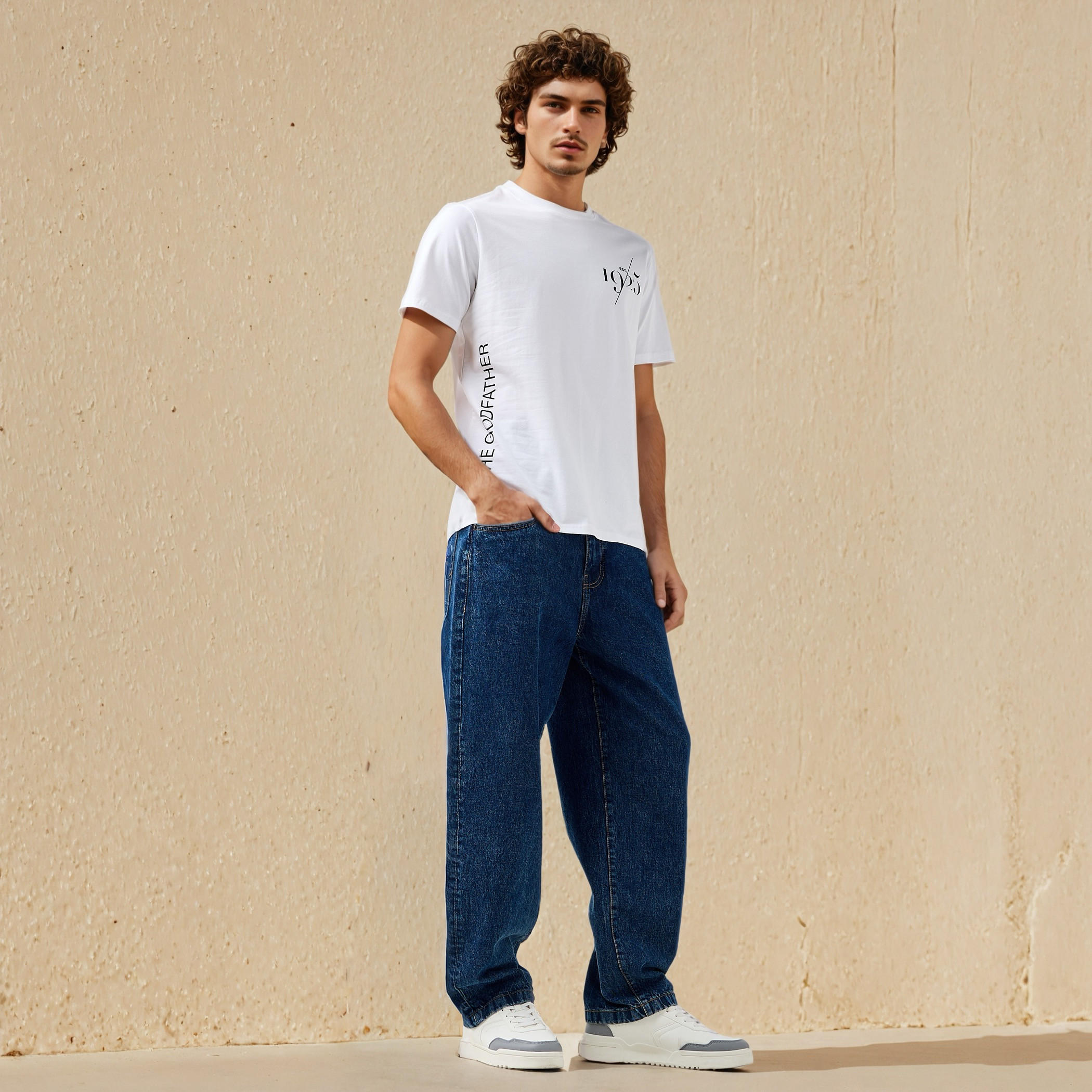 The Godfather Men Regular Fit Crew Neck Short Sleeves T-shirt-men-clothing-tshirtsandpolos-tshirts-image-2