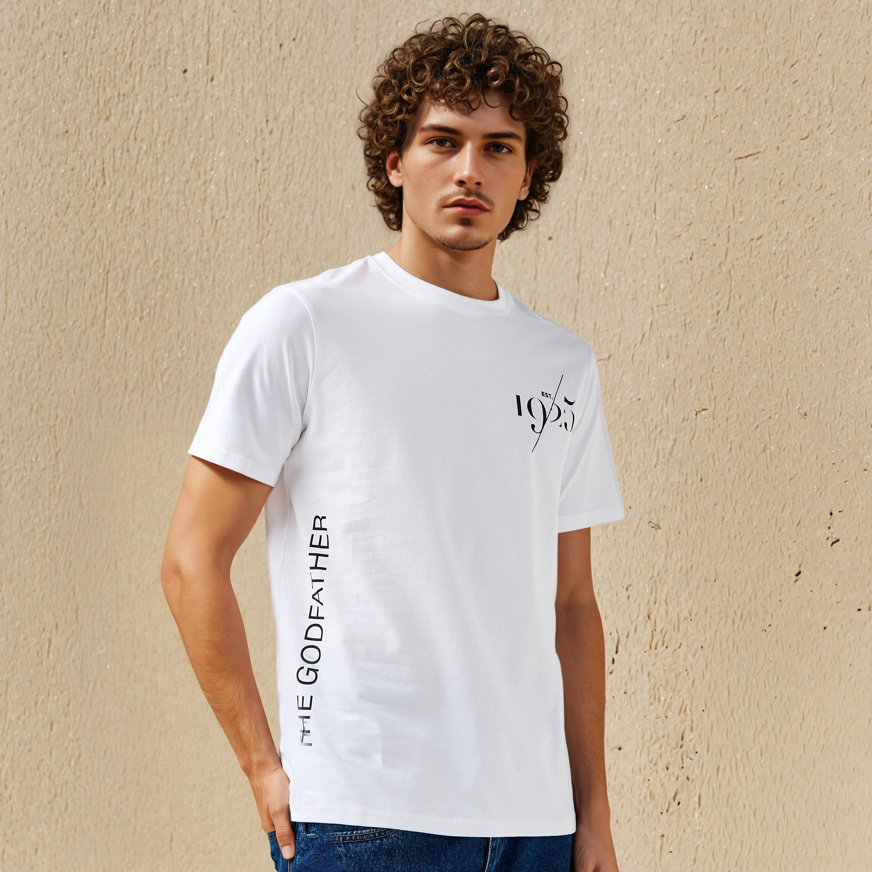 The Godfather Men Regular Fit Crew Neck Short Sleeves T-shirt-men-clothing-tshirtsandpolos-tshirts-image-3