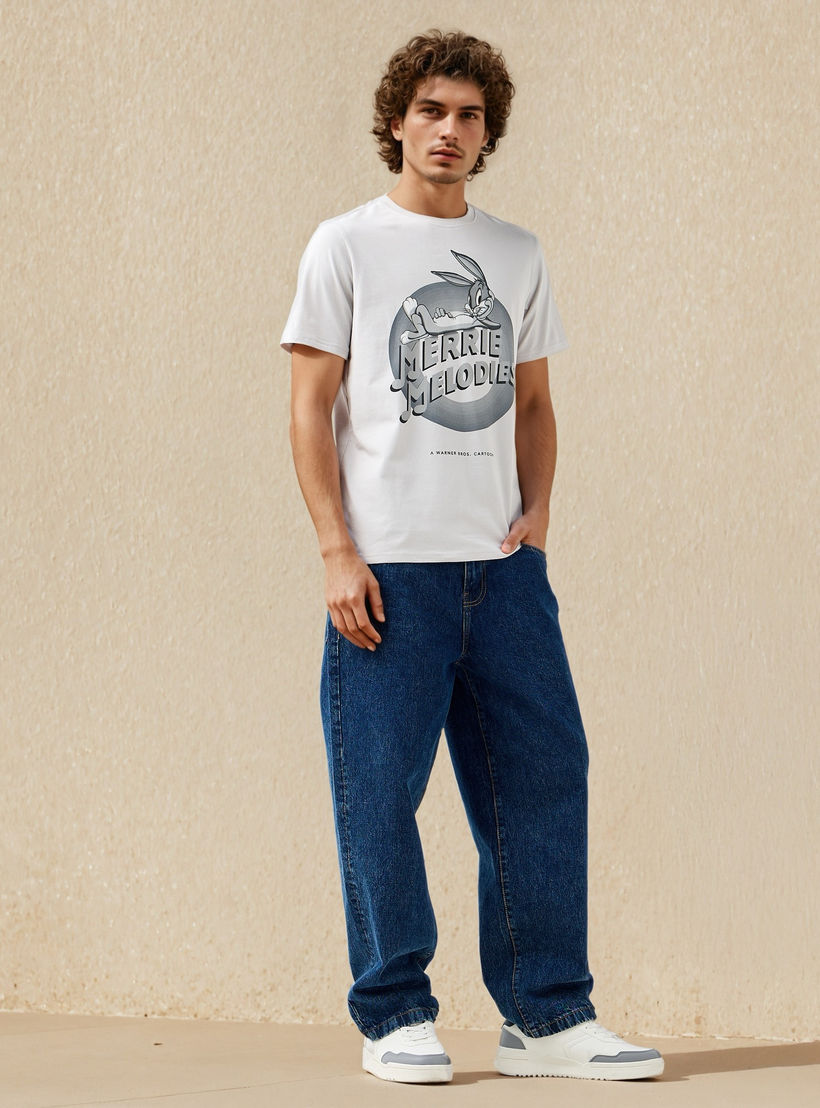 Looney Tunes Men Regular Fit Crew Neck Short Sleeves T-shirt-men-clothing-tshirtsandpolos-tshirts-image-2