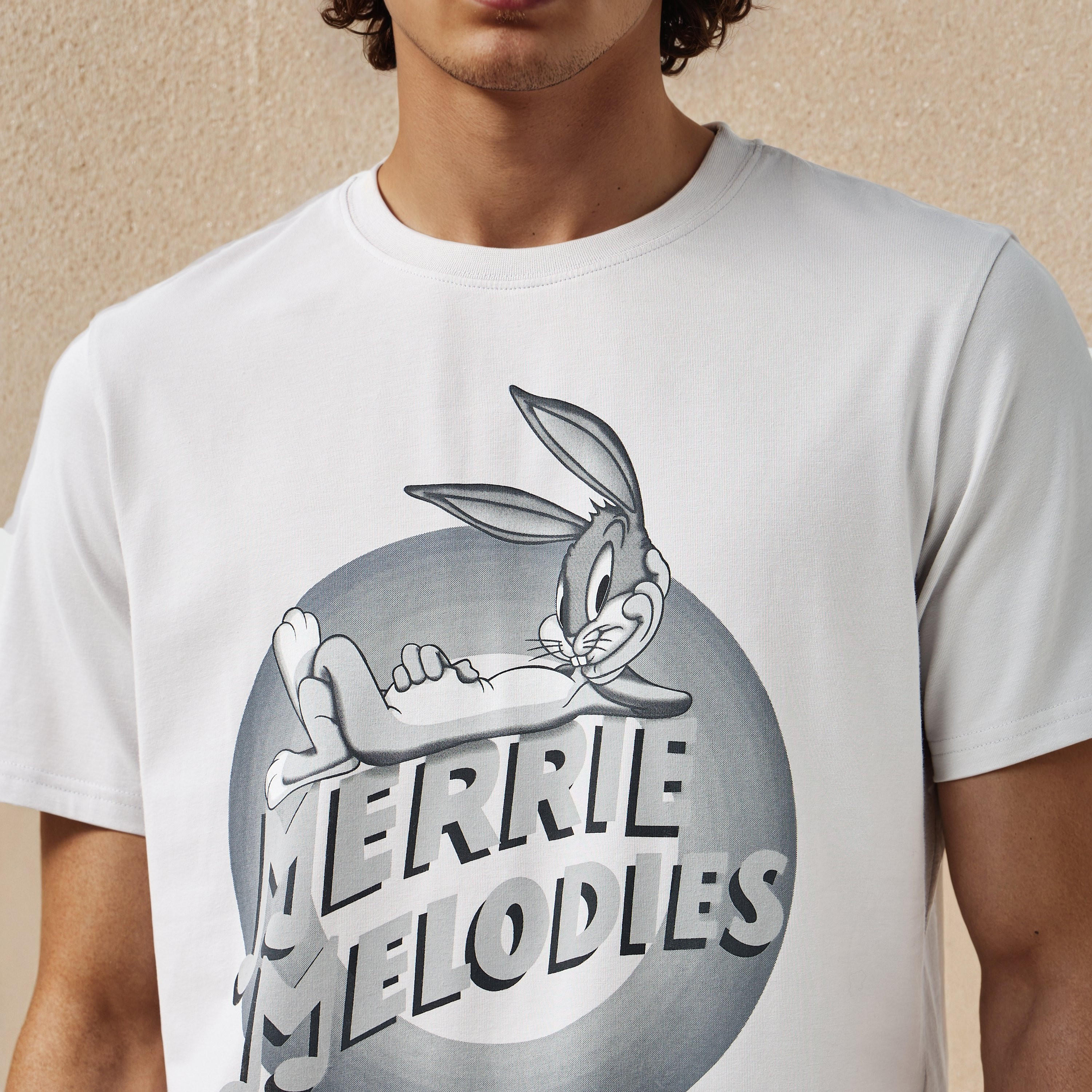 Looney Tunes Men Regular Fit Crew Neck Short Sleeves T-shirt-men-clothing-tshirtsandpolos-tshirts-image-5