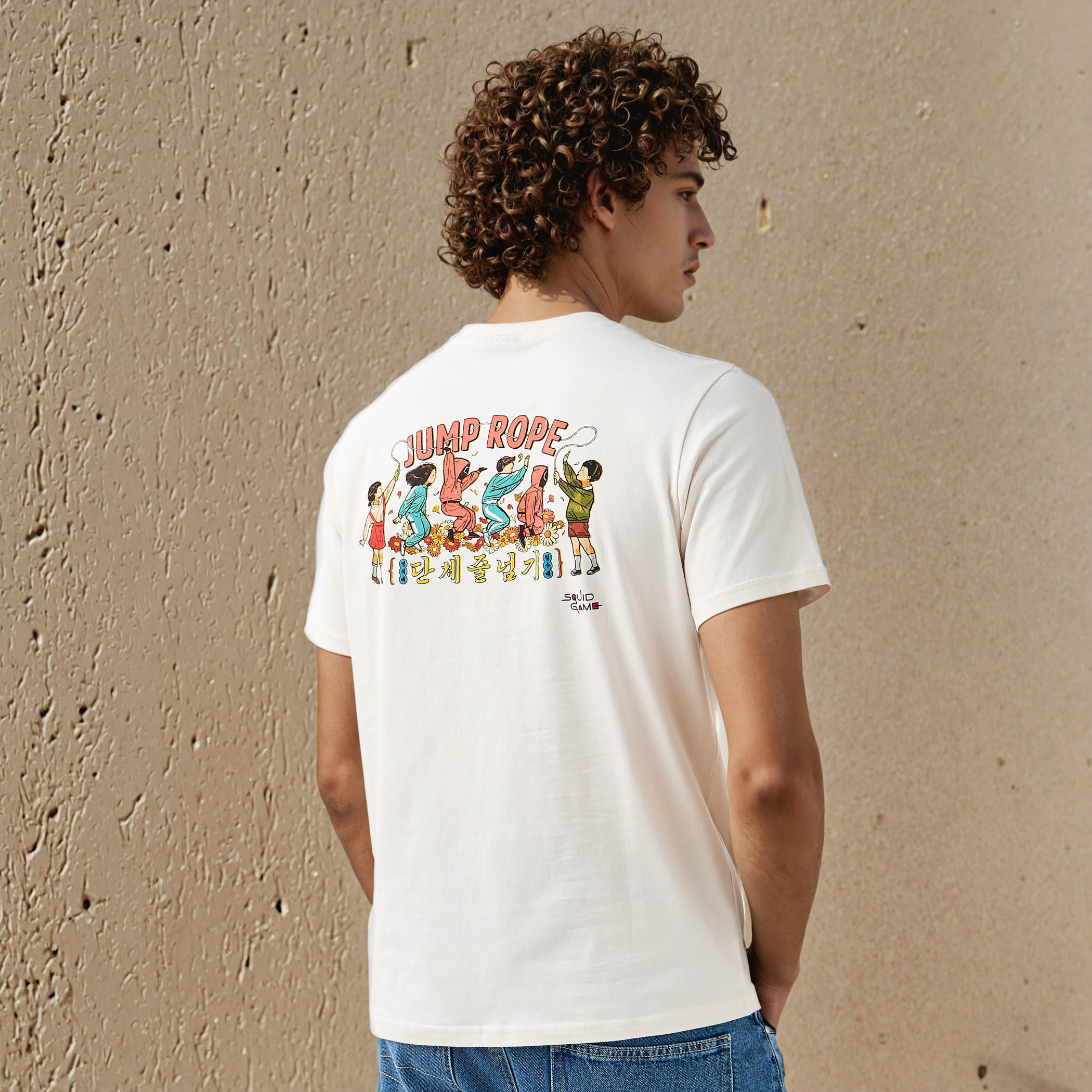 Squid Games Men Regular Fit Crew Neck Short Sleeves T-shirt-men-clothing-tshirtsandpolos-tshirts-image-1