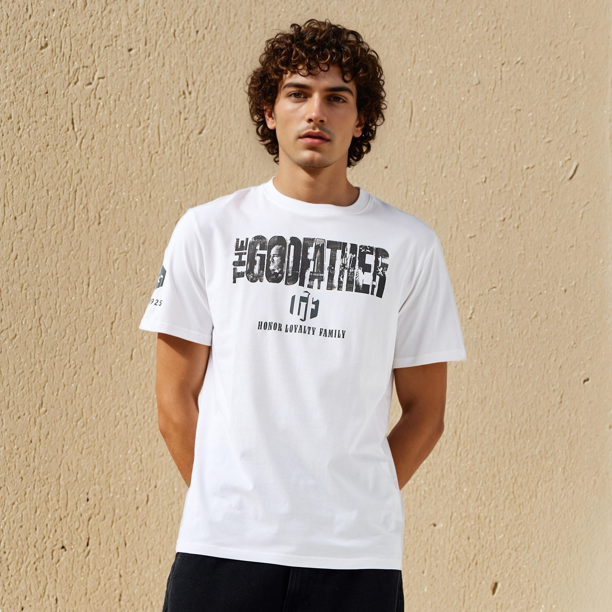 The Godfather Men Regular Fit Crew Neck Short Sleeves T-shirt-men-clothing-tshirtsandpolos-tshirts-image-1