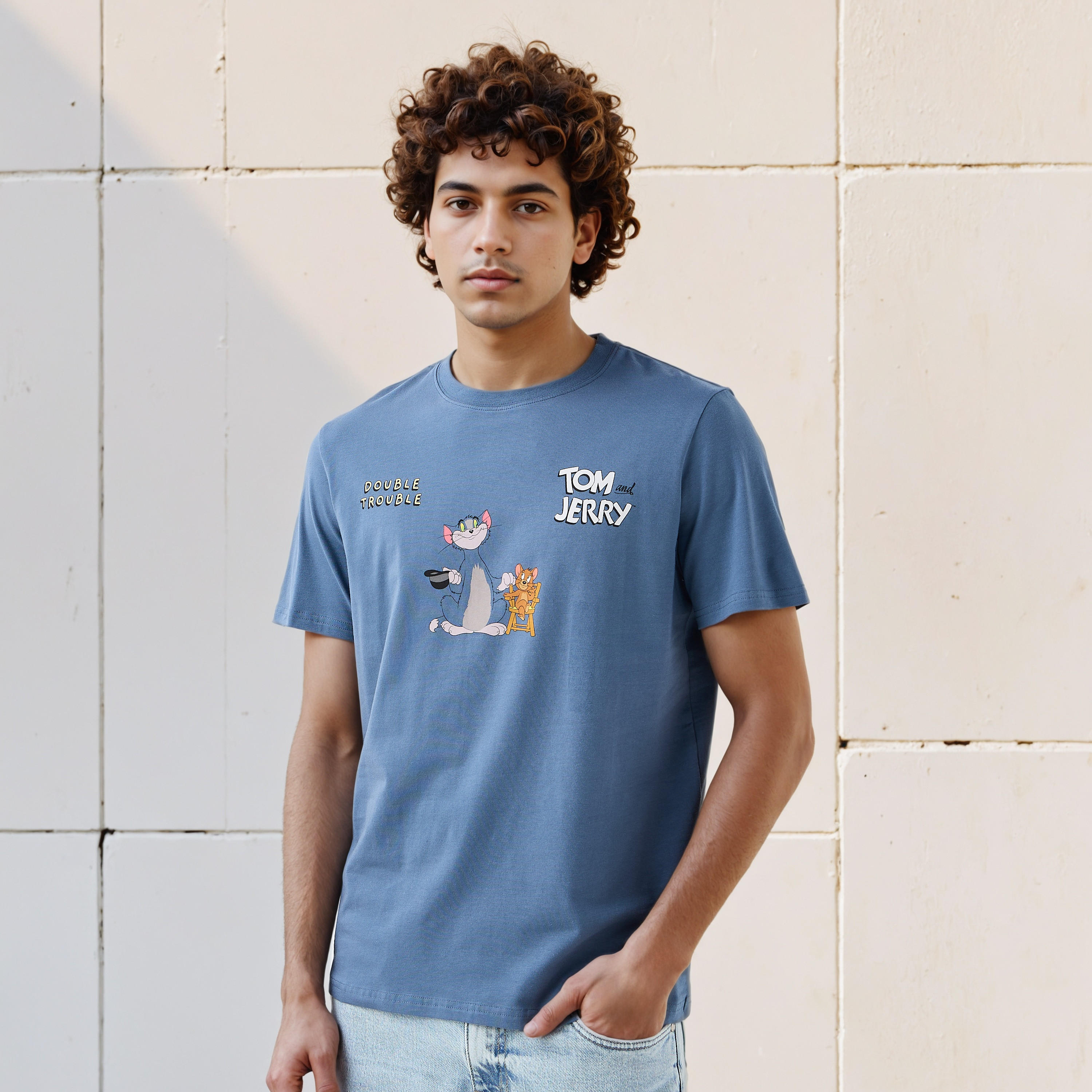 Tom and Jerry Men Regular Fit Crew Neck Short Sleeves T-shirt-men-clothing-tshirtsandpolos-tshirts-image-2