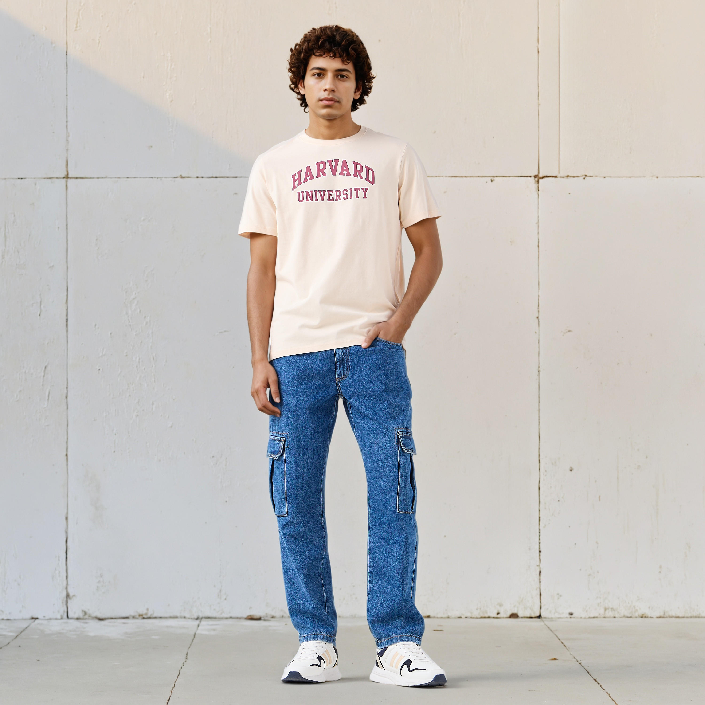 Harvard University Men Regular Fit Crew Neck Short Sleeves T-shirt-men-clothing-tshirtsandpolos-tshirts-image-2