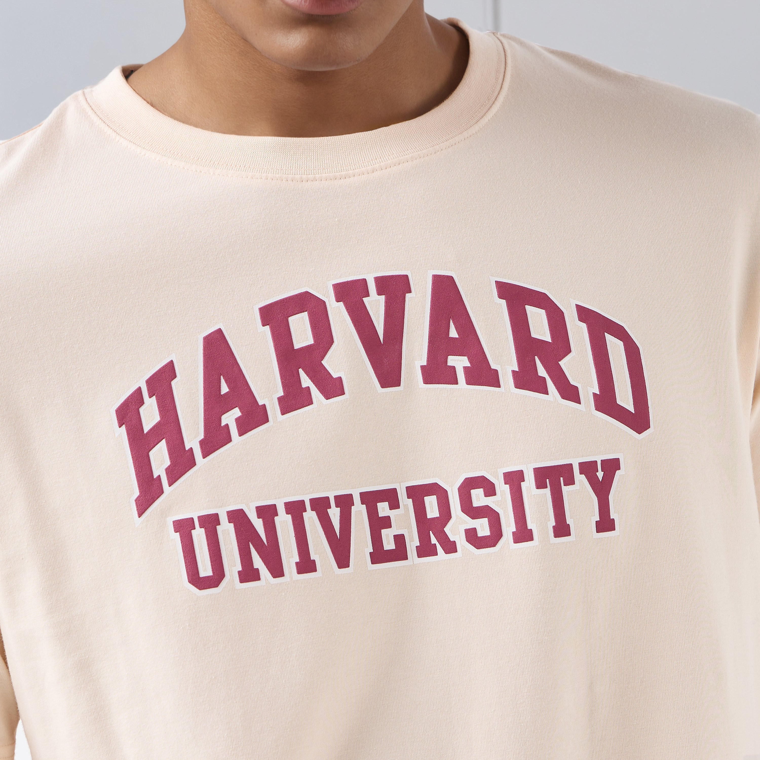 Harvard University Men Regular Fit Crew Neck Short Sleeves T-shirt-men-clothing-tshirtsandpolos-tshirts-image-5
