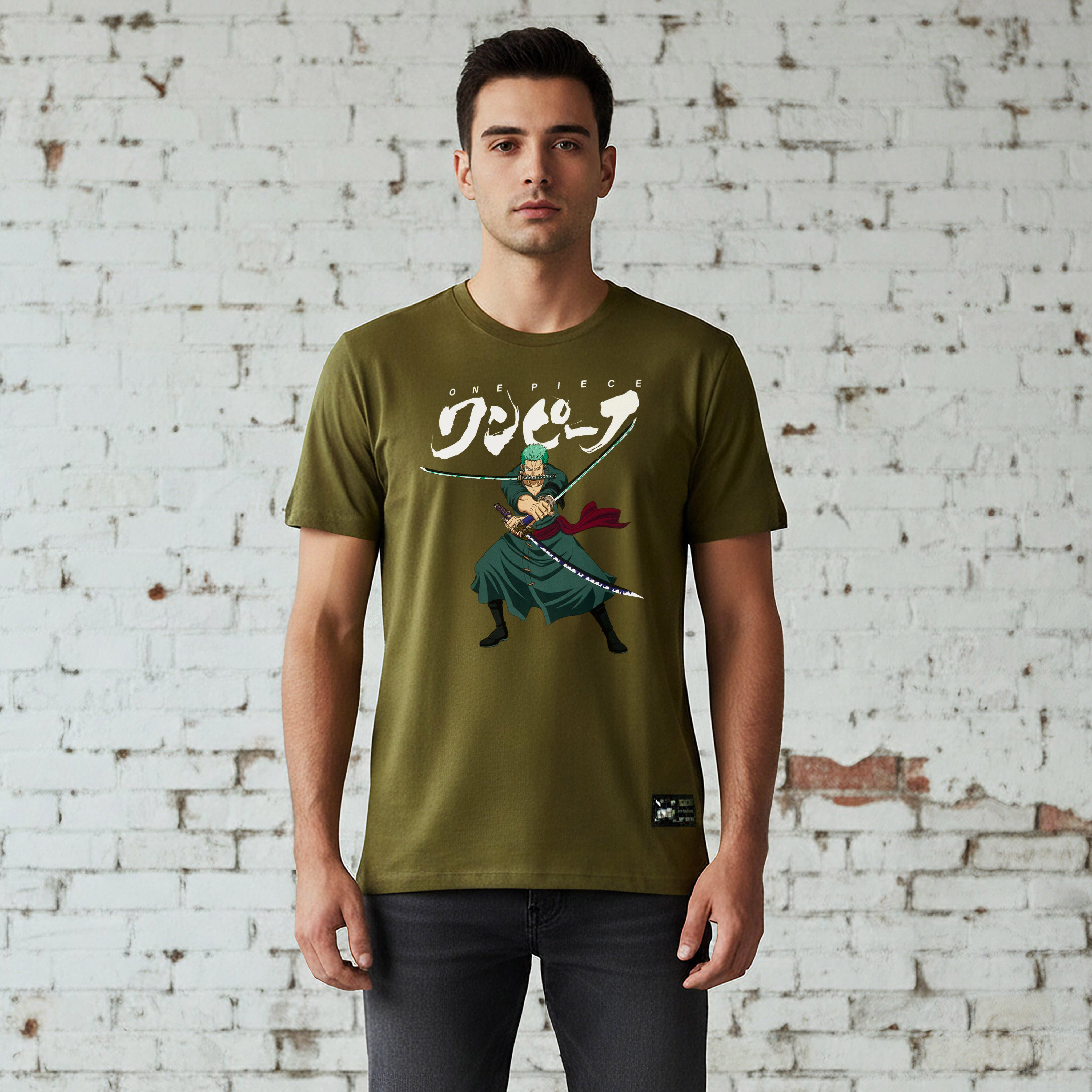 One Piece Anime Men Regular Fit Round Neck Short Sleeves T-shirt-men-clothing-tshirtsandpolos-tshirts-image-2