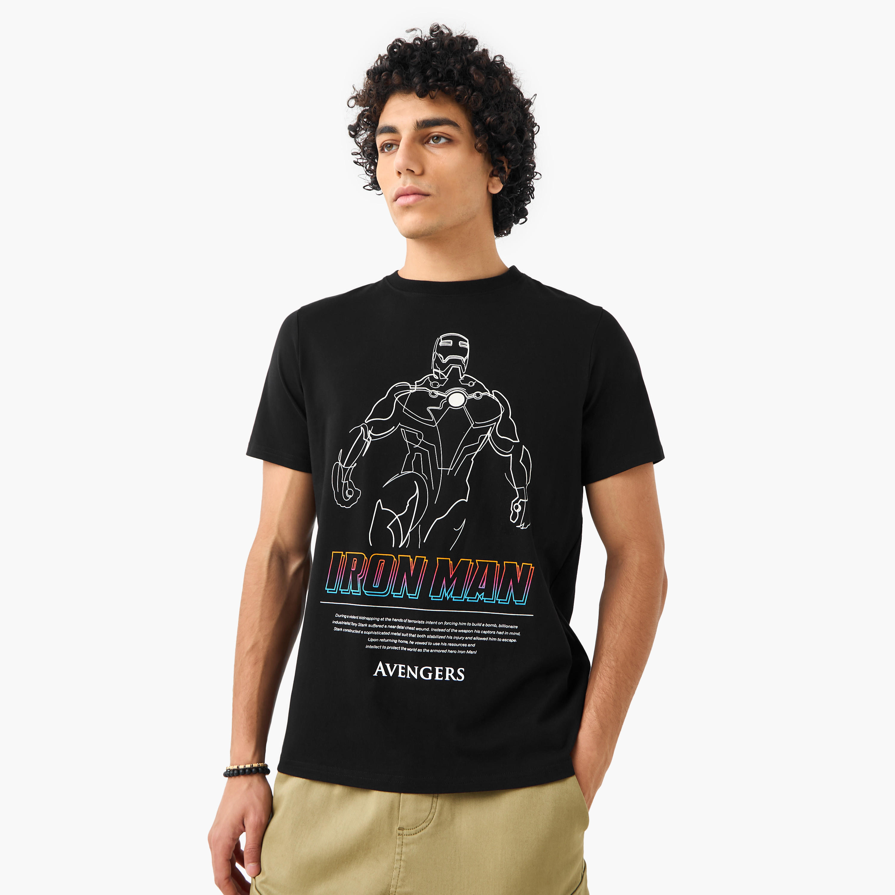 Iron Man Men Regular Fit Crew Neck Short Sleeves T-shirt-men-clothing-tshirtsandpolos-tshirts-image-2