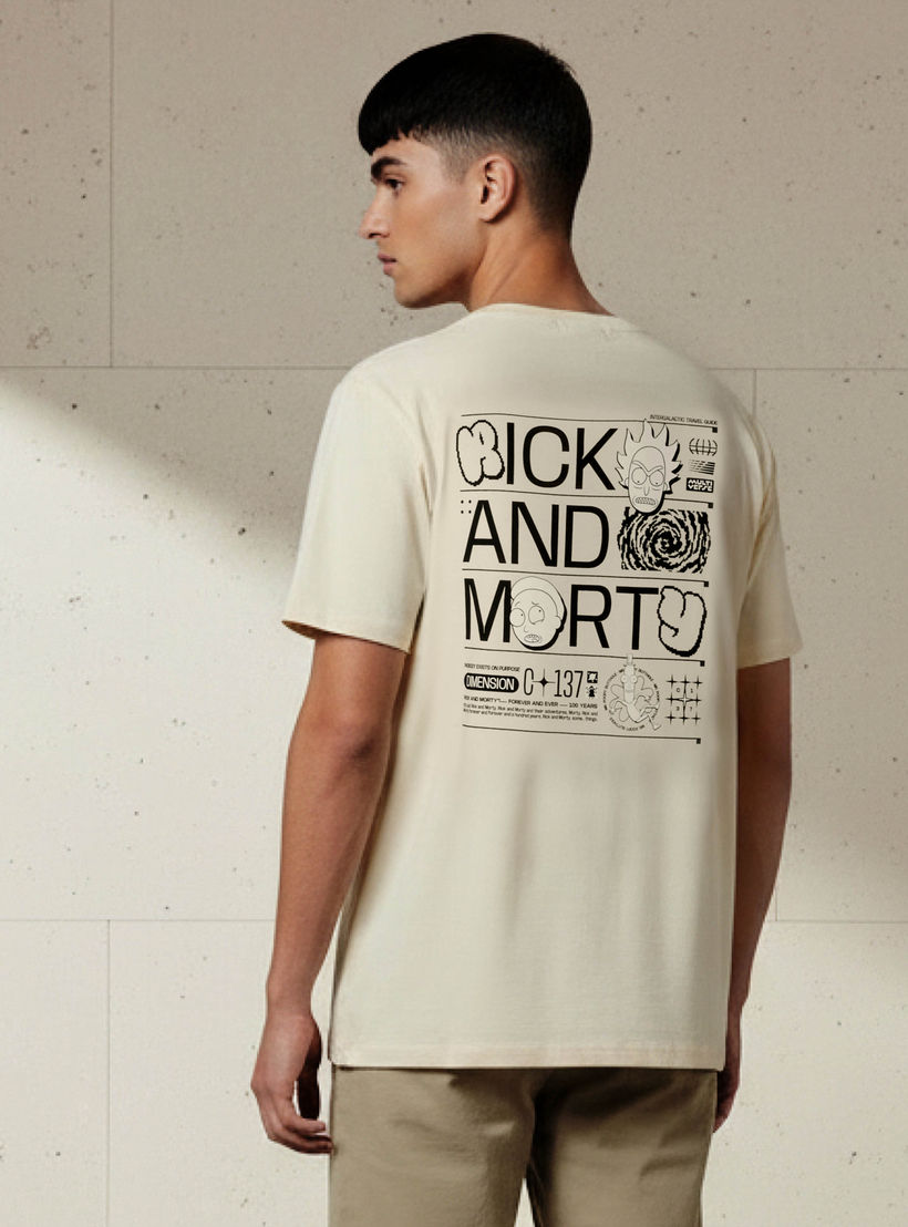 Rick and Morty Men Regular Fit Crew Neck Short Sleeves T-shirt-men-clothing-tshirtsandpolos-tshirts-image-3