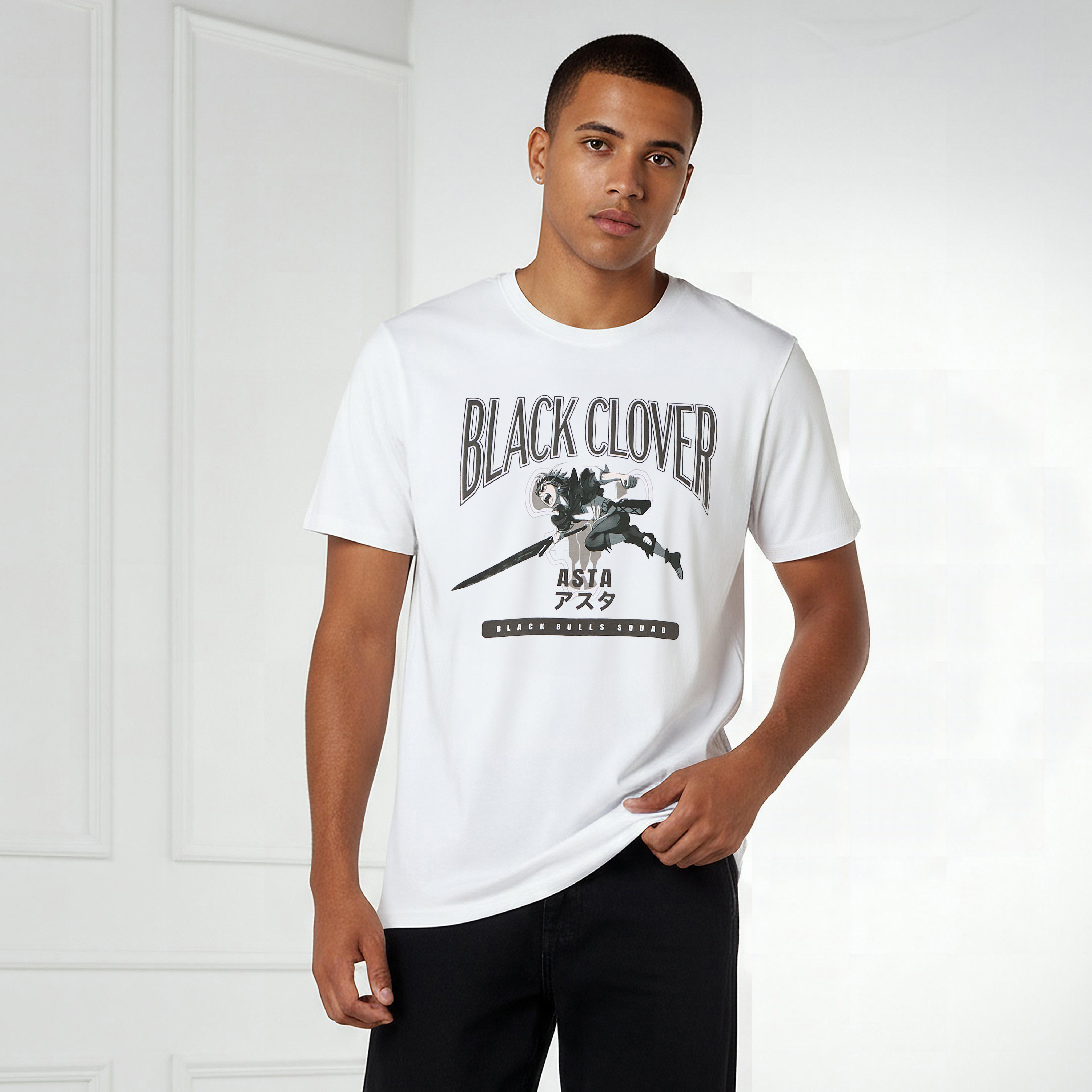 Black Clover Anime Men Regular Fit Crew Neck Short Sleeves T-shirt-men-clothing-tshirtsandpolos-tshirts-image-3