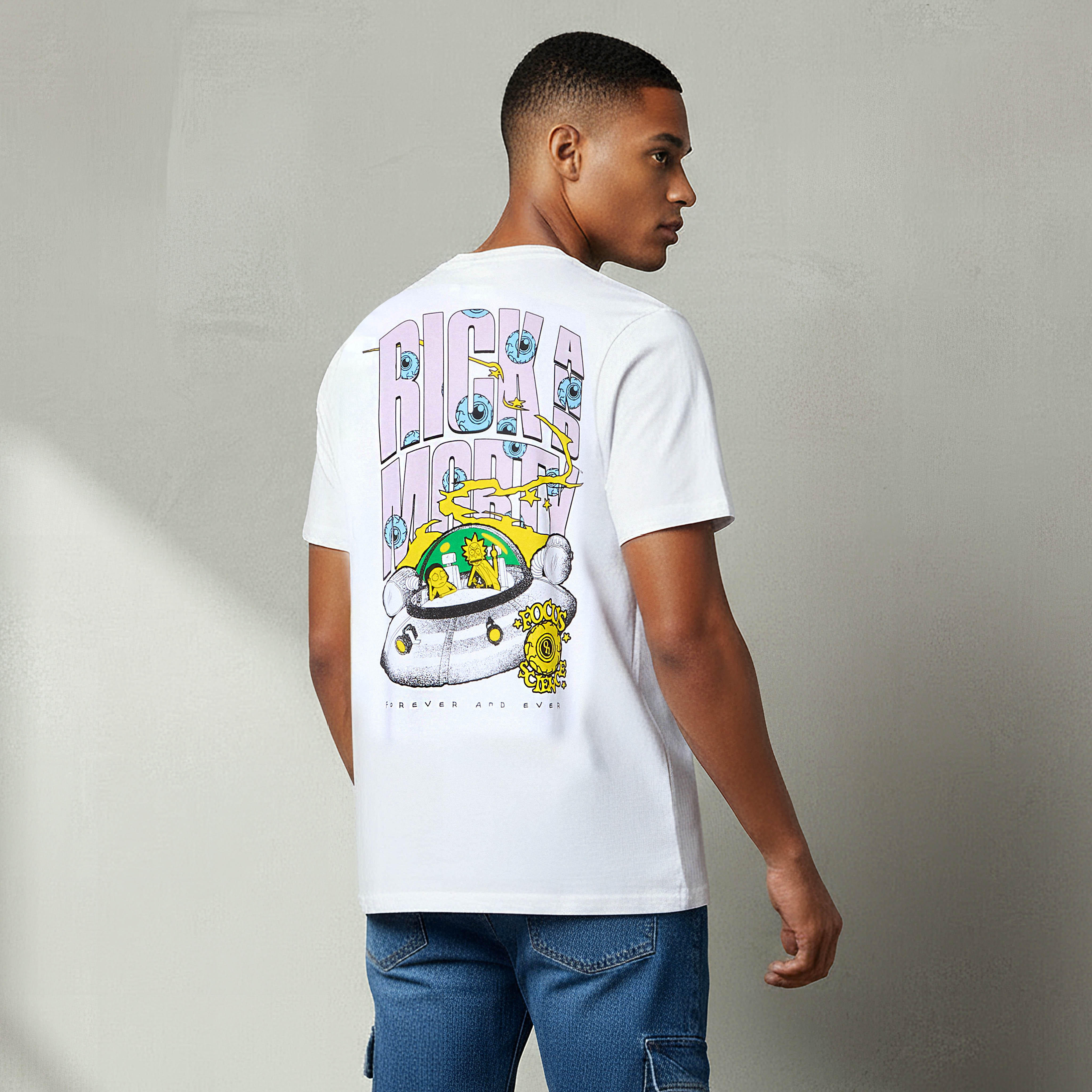 Rick and Morty Men Regular Fit Crew Neck Short Sleeves T-shirt-men-clothing-tshirtsandpolos-tshirts-image-4