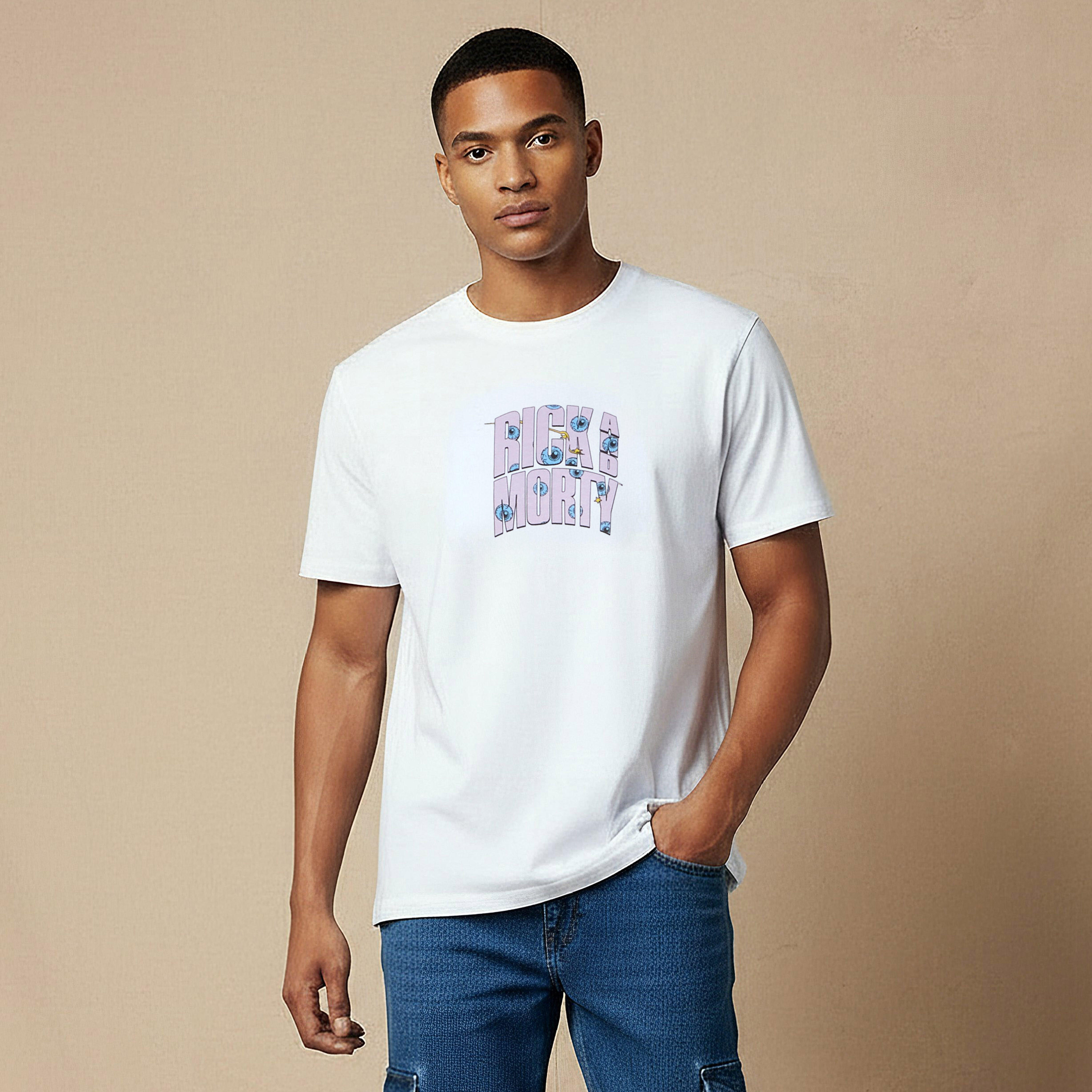 Rick and Morty Men Regular Fit Crew Neck Short Sleeves T-shirt-men-clothing-tshirtsandpolos-tshirts-image-1